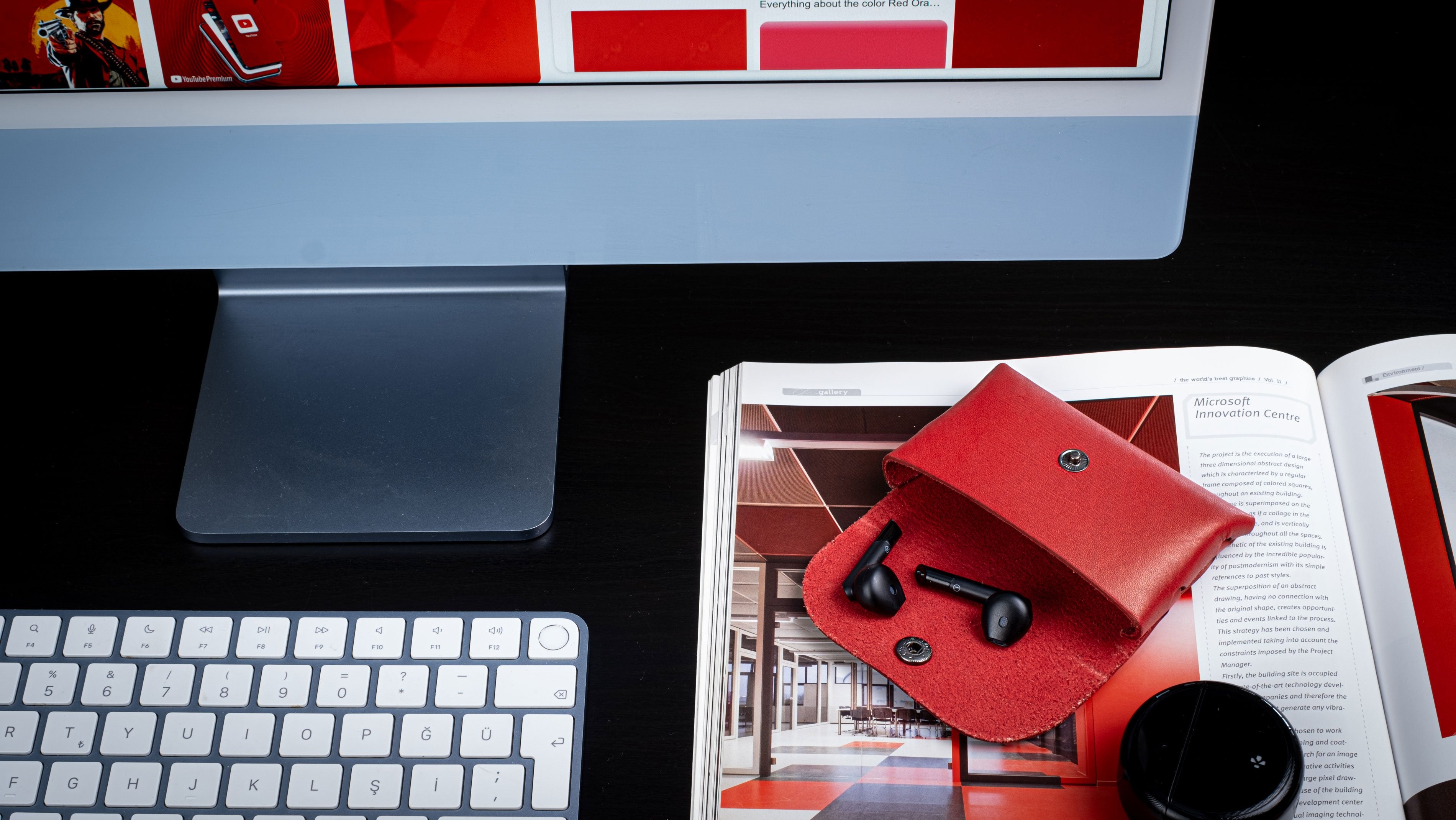 Kayigo-Marsel Kartvizitlik / Kulaklık çantası Koyu Kırmızı-Cüzdan & Kartlık-3-Milagron.com