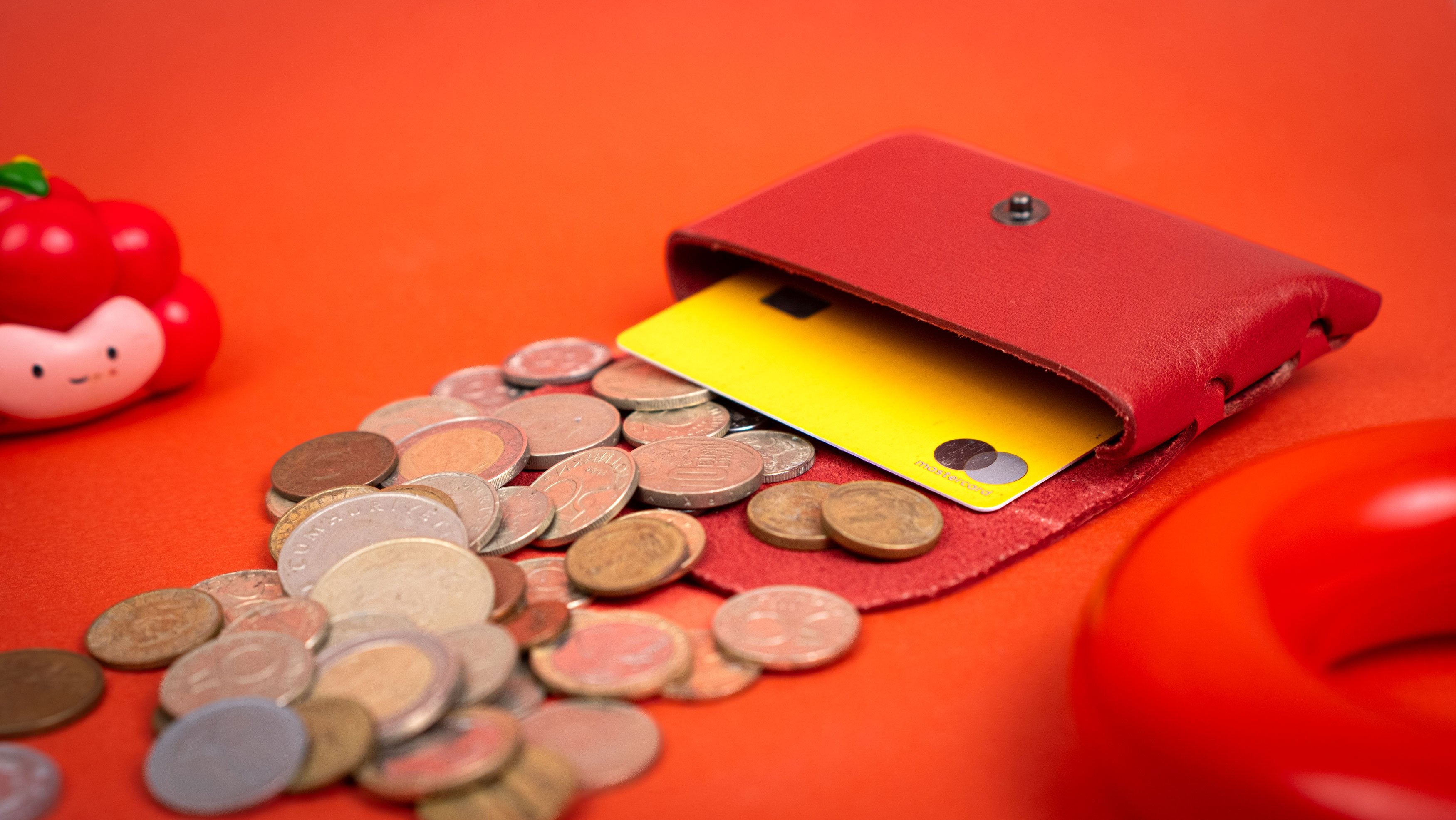 Kayigo-Marsel Kartvizitlik / Kulaklık çantası Koyu Kırmızı-Cüzdan & Kartlık-5-Milagron.com