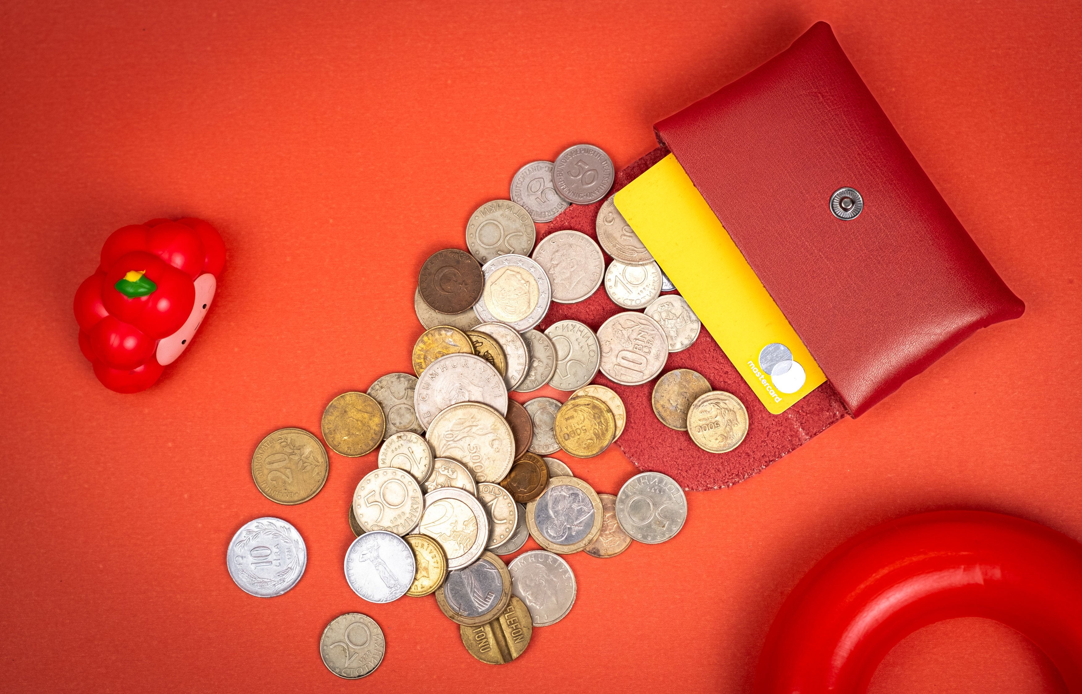 Kayigo-Marsel Kartvizitlik / Kulaklık çantası Koyu Kırmızı-Cüzdan & Kartlık-6-Milagron.com