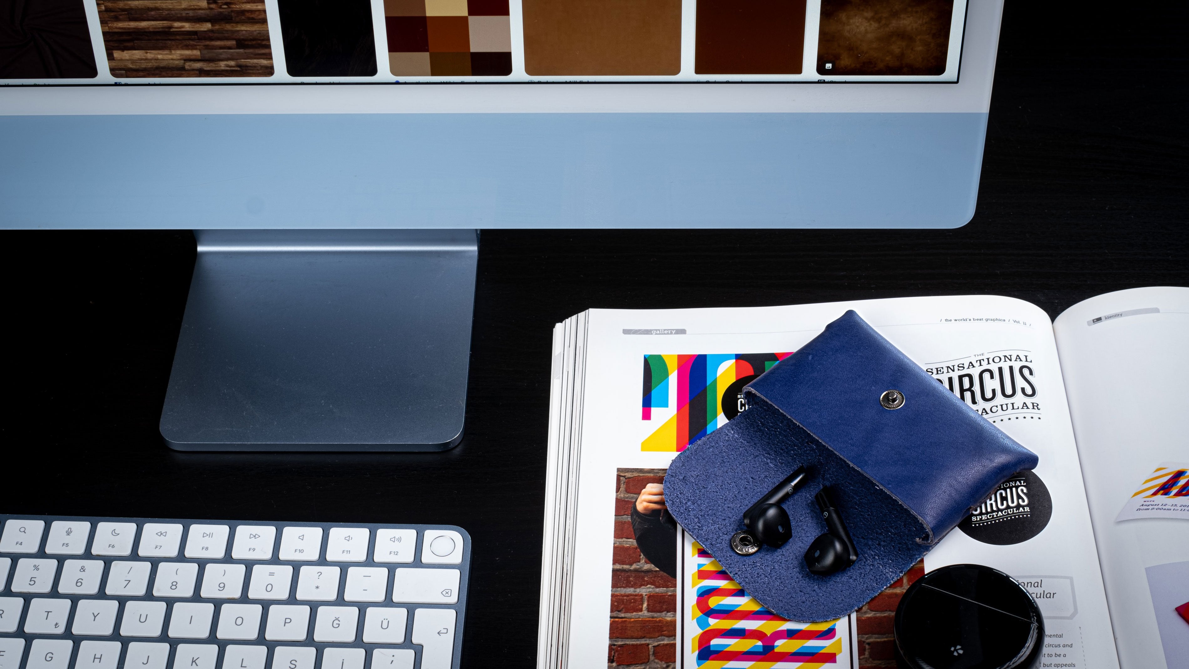 Kayigo-Marsel Kartvizitlik / Kulaklık çantası Lacivert-Cüzdan & Kartlık-3-Milagron.com