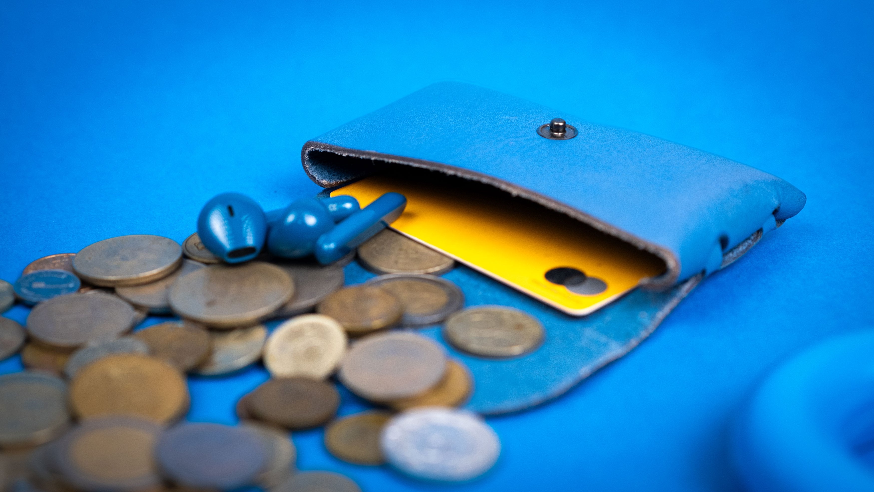 Kayigo-Marsel Kartvizitlik / Kulaklık çantası Mavi-Cüzdan & Kartlık-5-Milagron.com