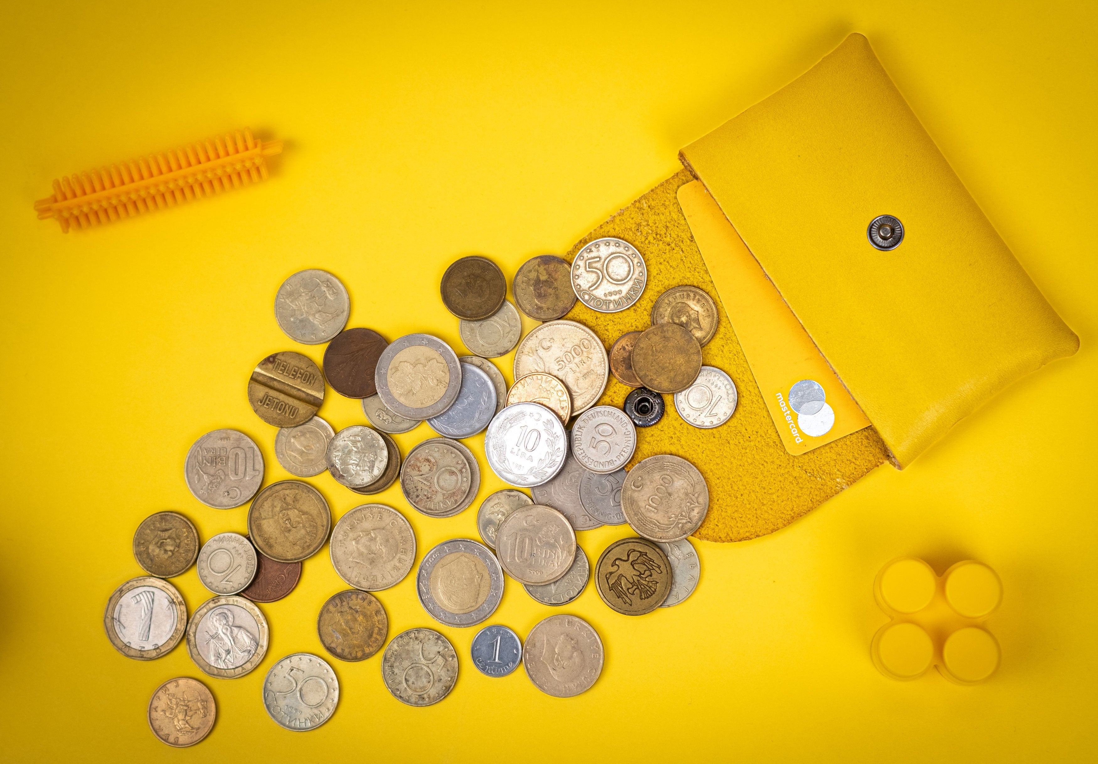 Kayigo-Marsel Kartvizitlik / Kulaklık çantası Sarı-Cüzdan & Kartlık-6-Milagron.com