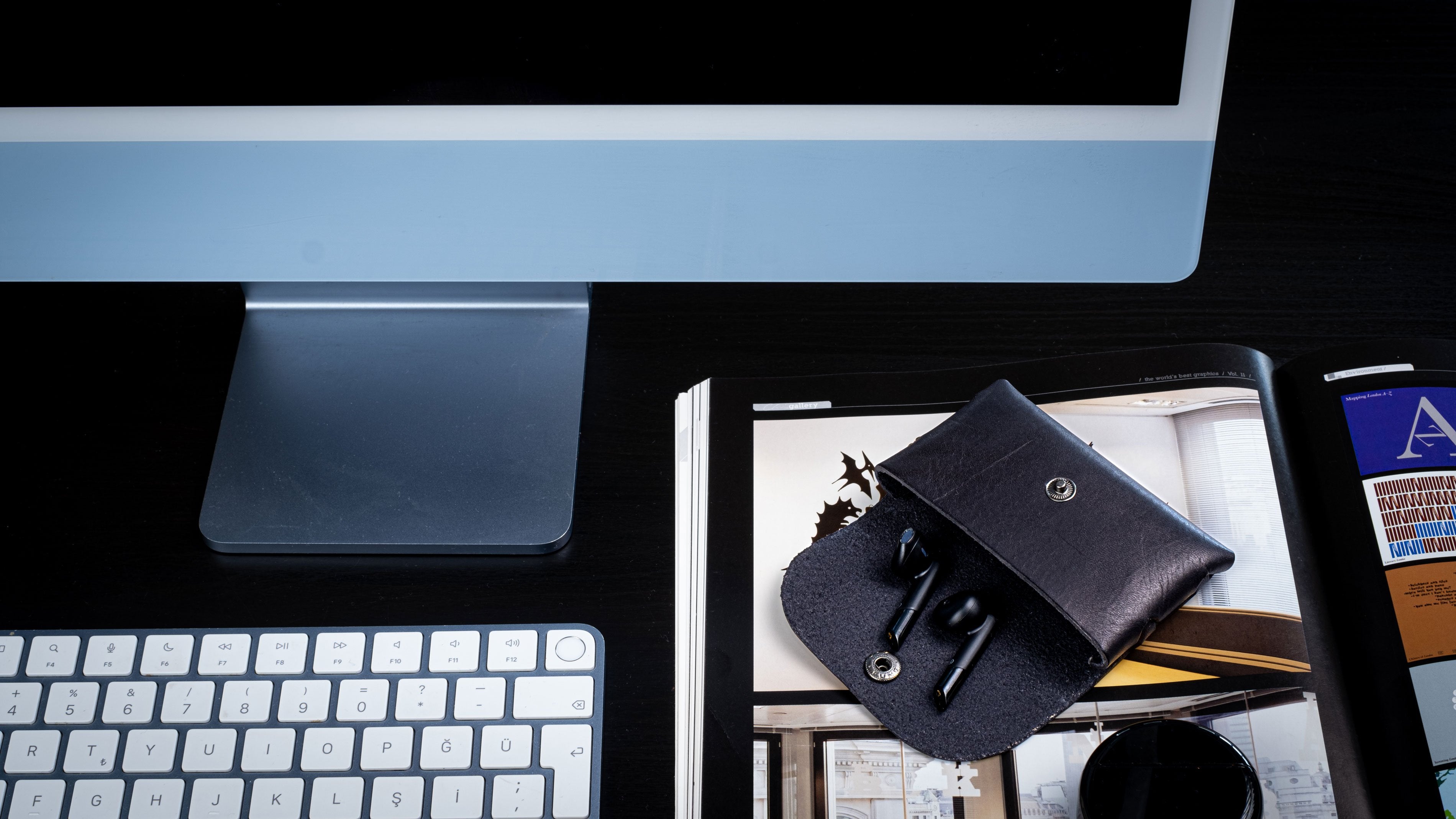 Kayigo-Marsel Kartvizitlik / Kulaklık çantası Siyah-Cüzdan & Kartlık-3-Milagron.com