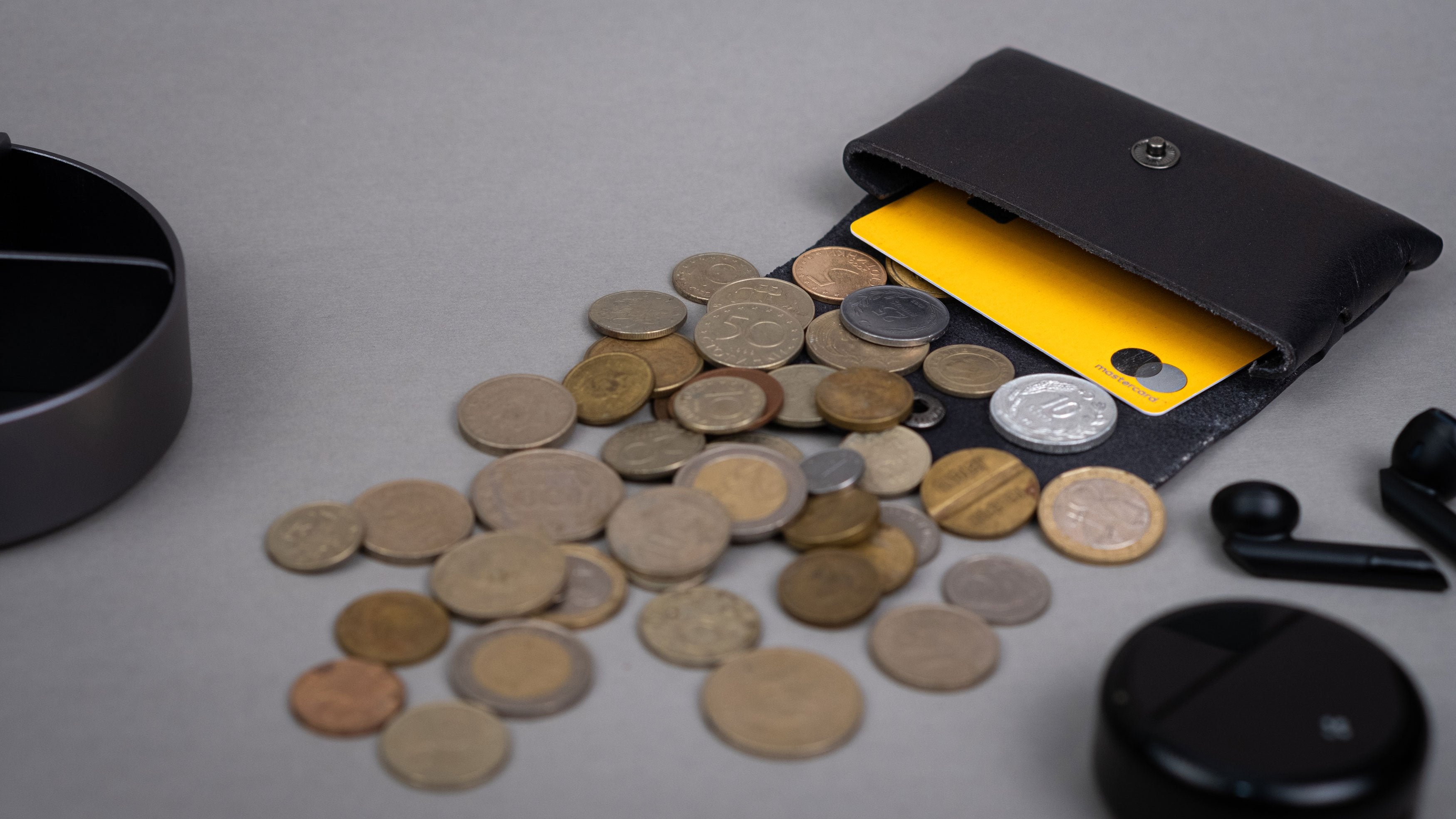 Kayigo-Marsel Kartvizitlik / Kulaklık çantası Siyah-Cüzdan & Kartlık-4-Milagron.com