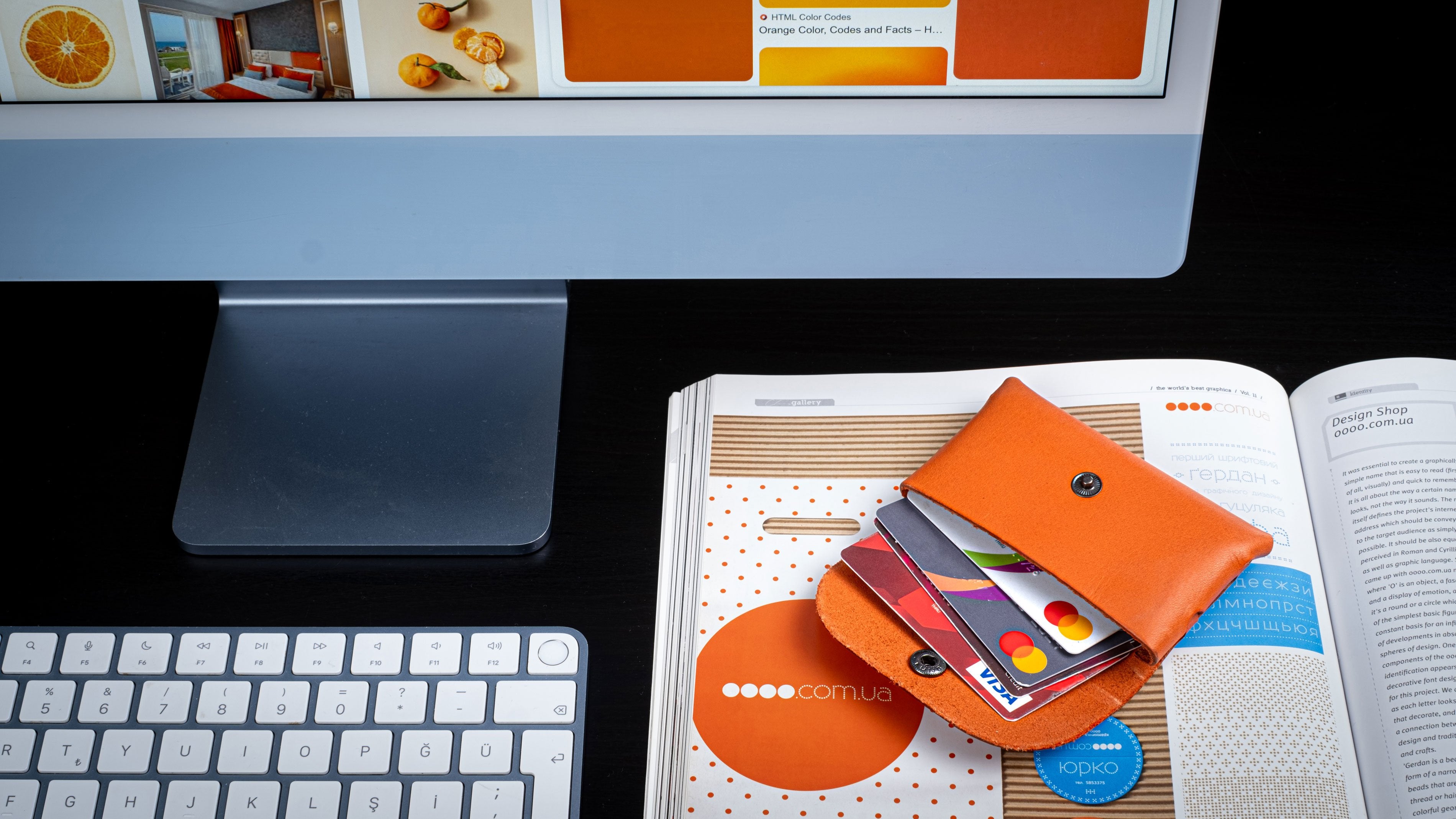 Kayigo-Marsel Kartvizitlik / Kulaklık çantası Turuncu-Cüzdan & Kartlık-4-Milagron.com