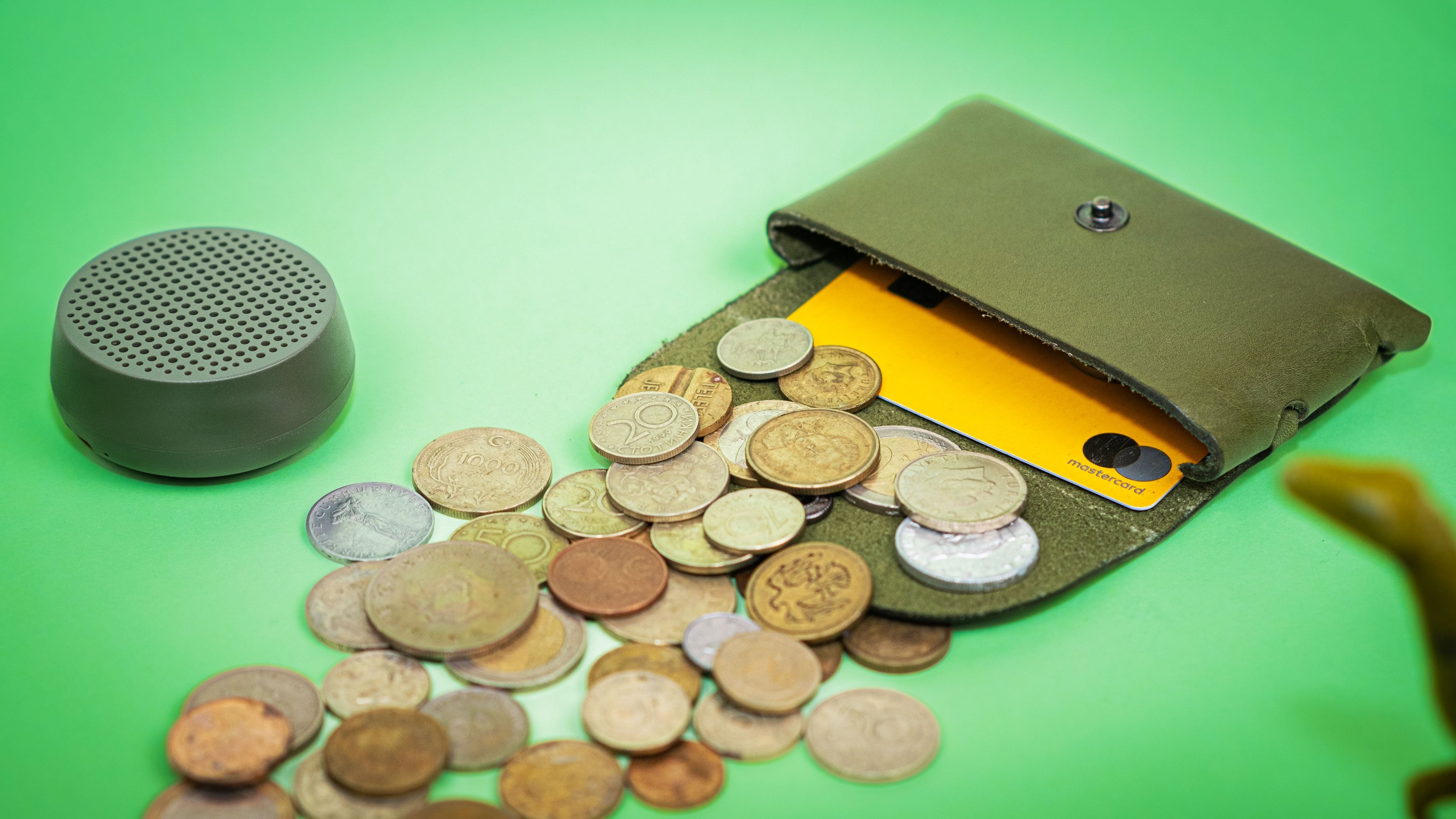 Kayigo-Marsel Kartvizitlik / Kulaklık çantası Yeşil-Cüzdan & Kartlık-5-Milagron.com