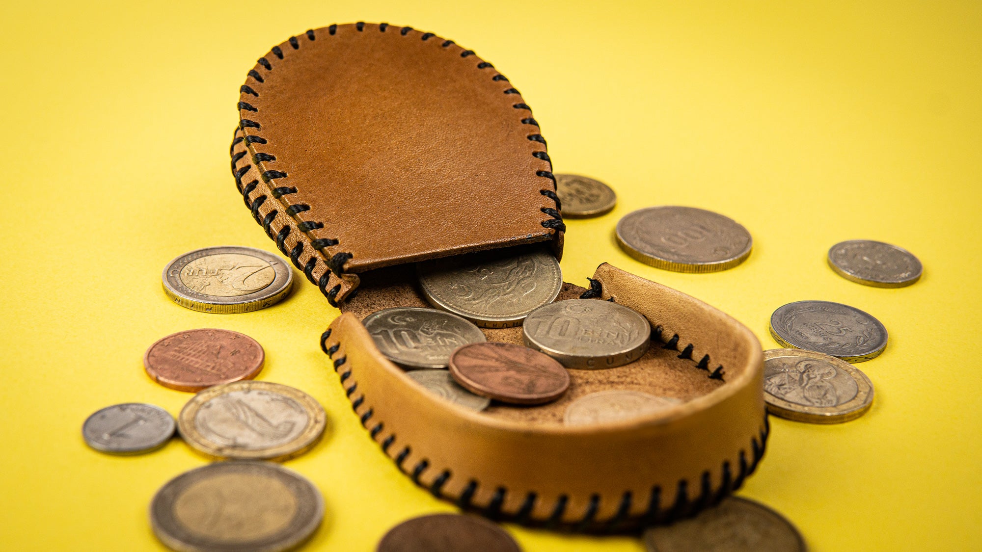 Kayigo-Pouchy Bozuk Para Cüzdanı Kahverengi-Cüzdan & Kartlık-4-Milagron.com