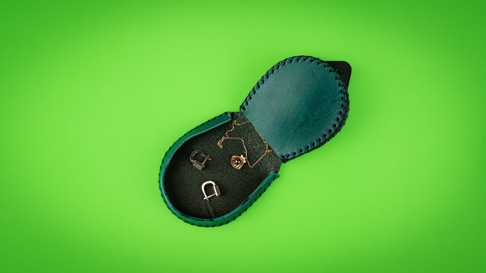 Kayigo-Pouchy Bozuk Para Cüzdanı Yeşil-Cüzdan & Kartlık-7-Milagron.com