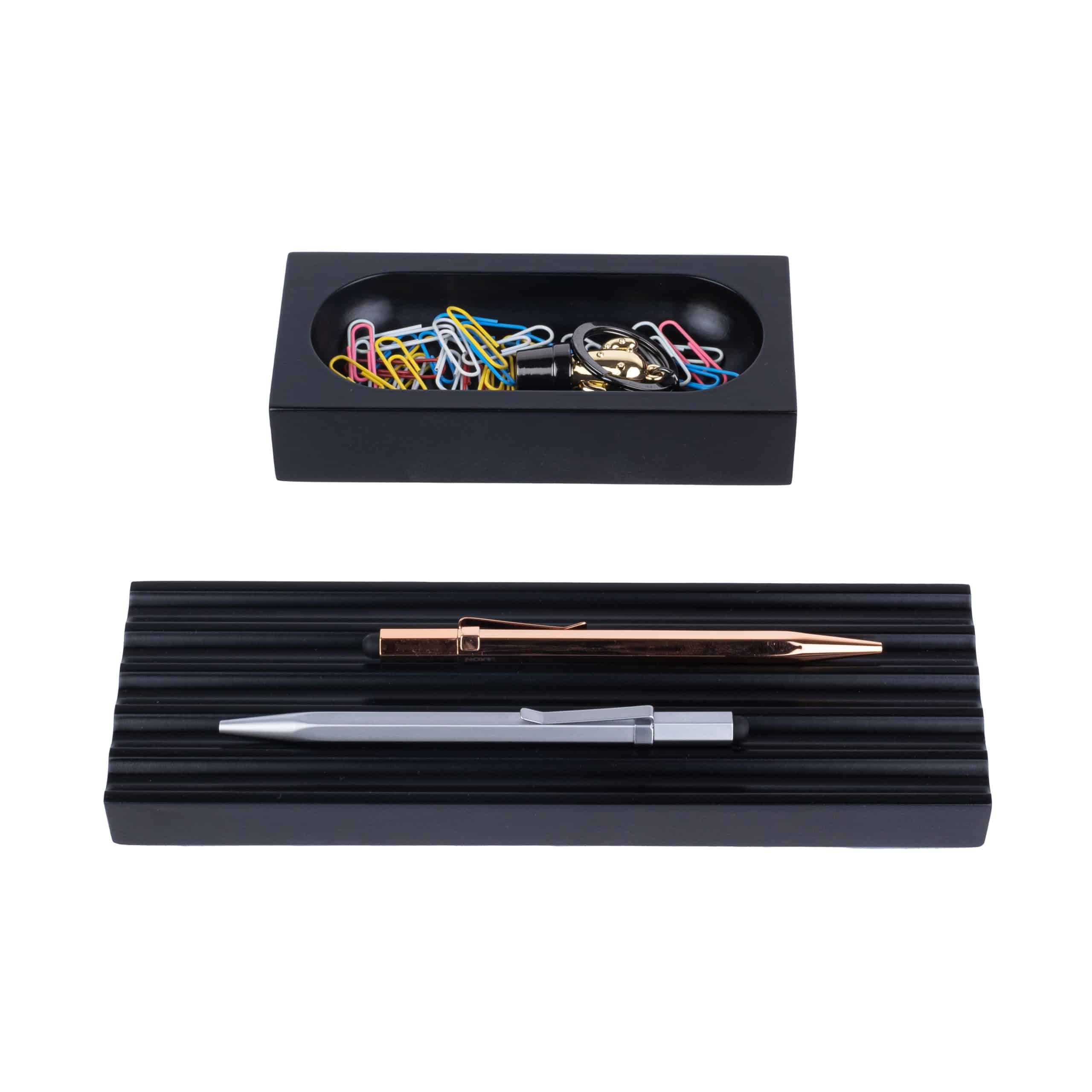 Kayigo-Siyah Woody İkili Set-Masaüstü Organizer-4-Milagron.com