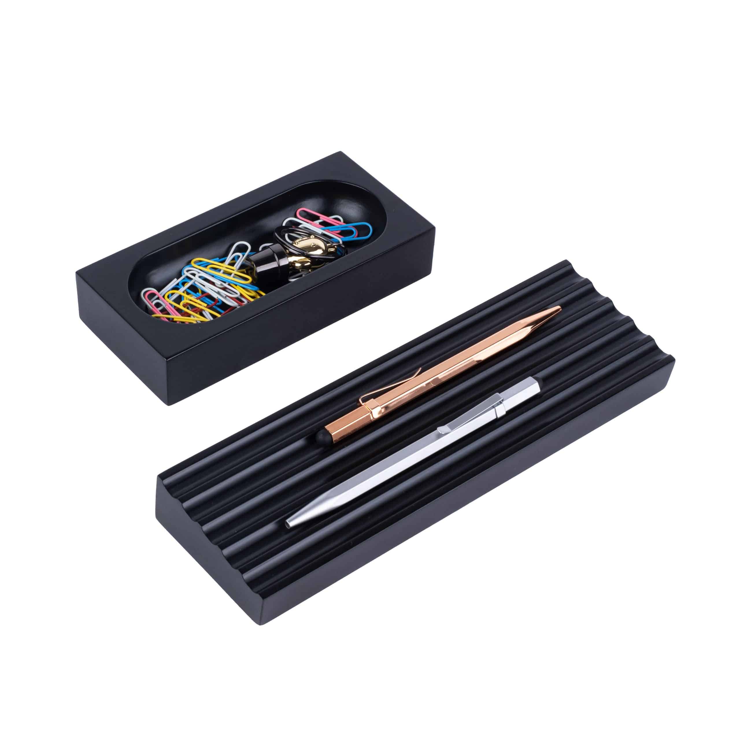 Kayigo-Siyah Woody İkili Set-Masaüstü Organizer-5-Milagron.com