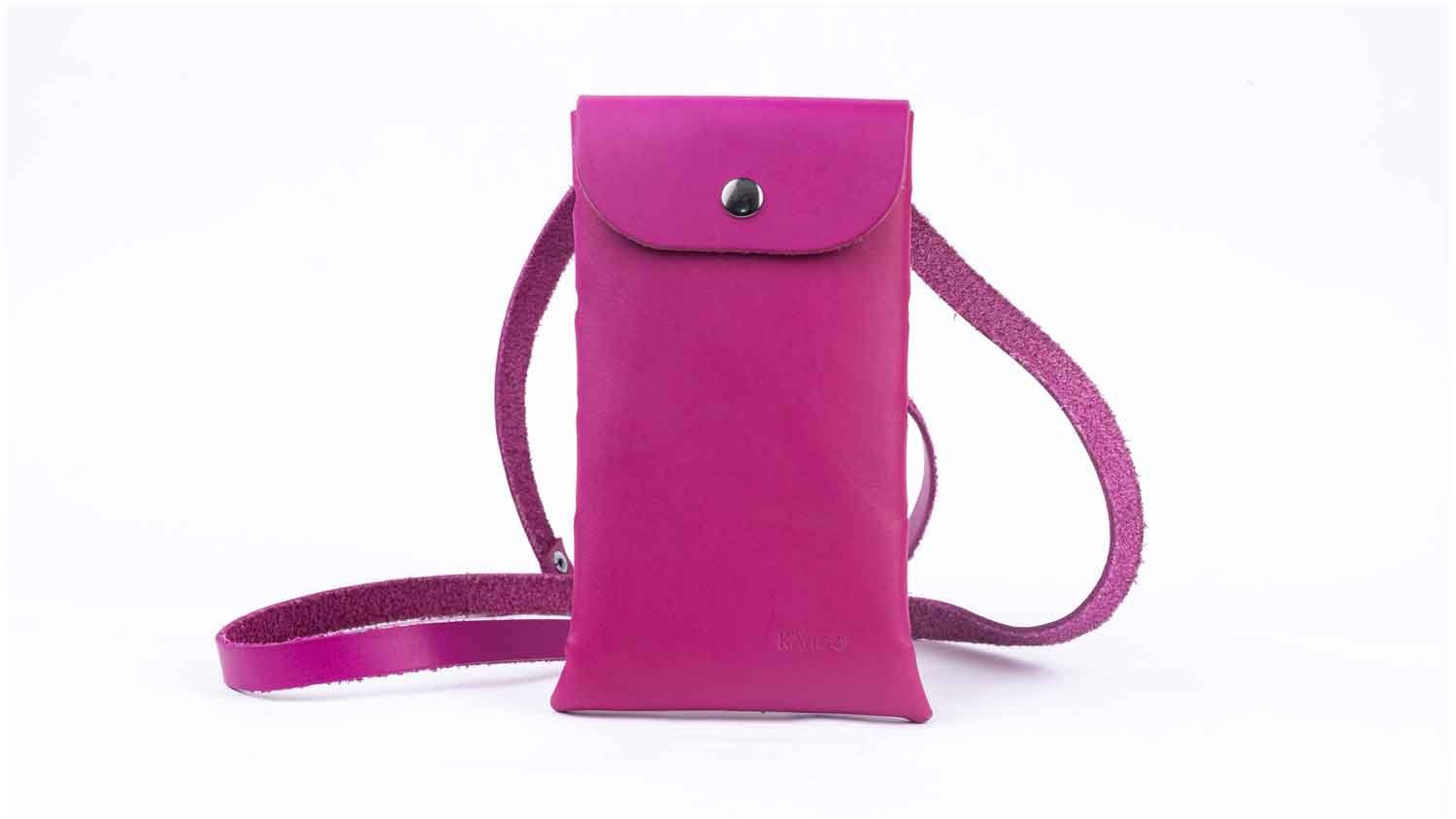 Kayigo-Toby Omuz Askılı çanta Fuşya-Telefon Çantası-1-Milagron.com