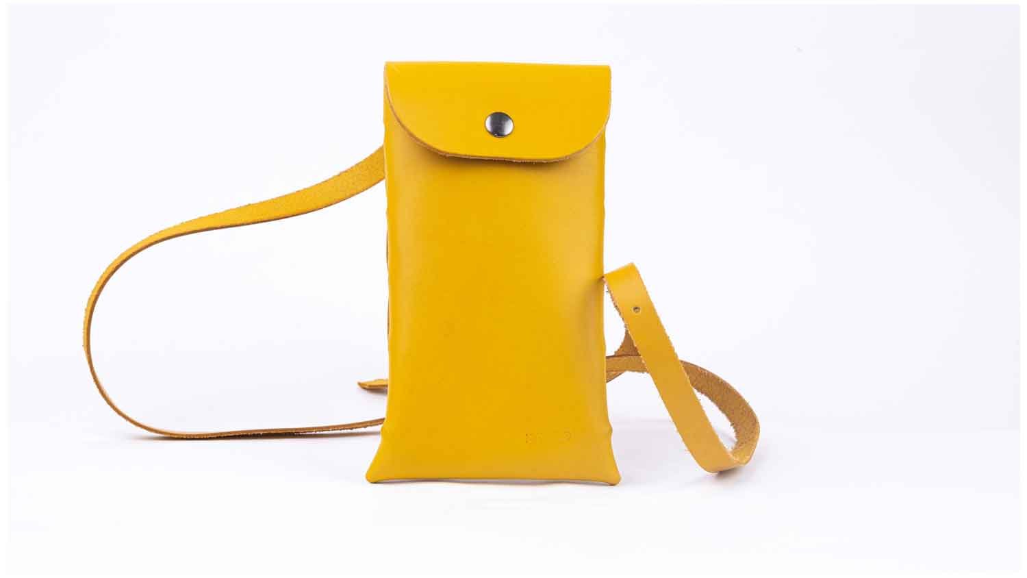 Kayigo-Toby Omuz Askılı çanta Sarı-Telefon Çantası-1-Milagron.com