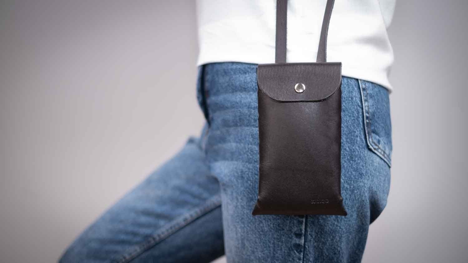 Kayigo-Toby Omuz Askılı çanta Siyah-Telefon Çantası-3-Milagron.com