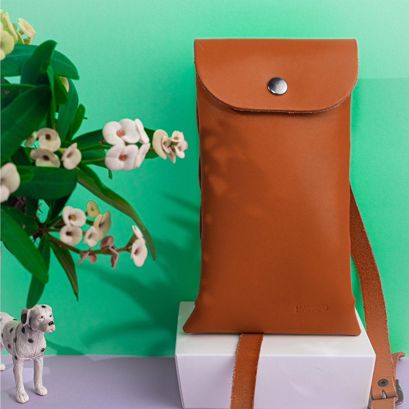 Kayigo-Toby Omuz Askılı çanta Turuncu-Telefon Çantası-5-Milagron.com