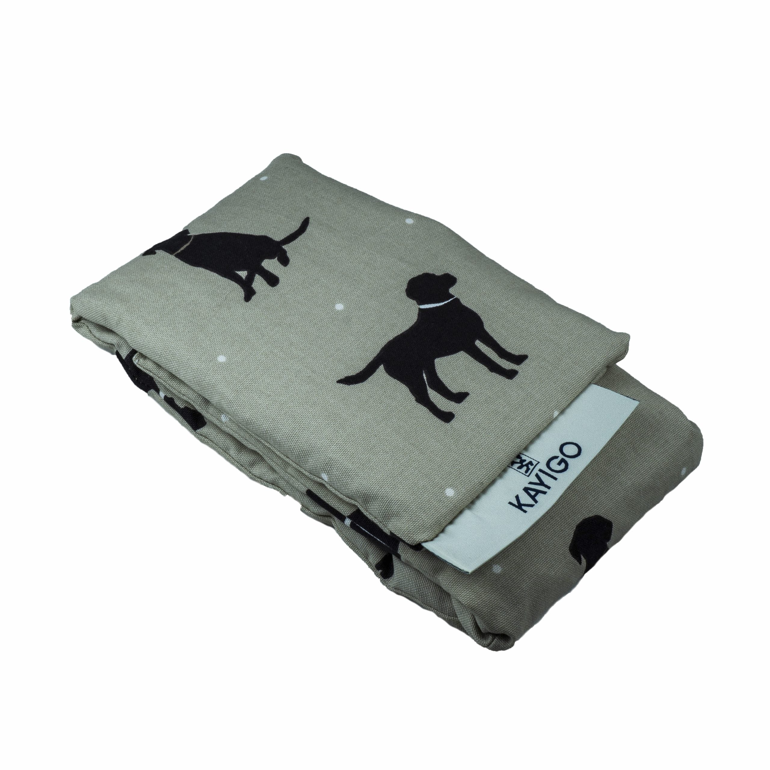 Kayigo-Warmy Ilık Sarılma Yastığı Black Dog-Boyun Yastığı-1-Milagron.com