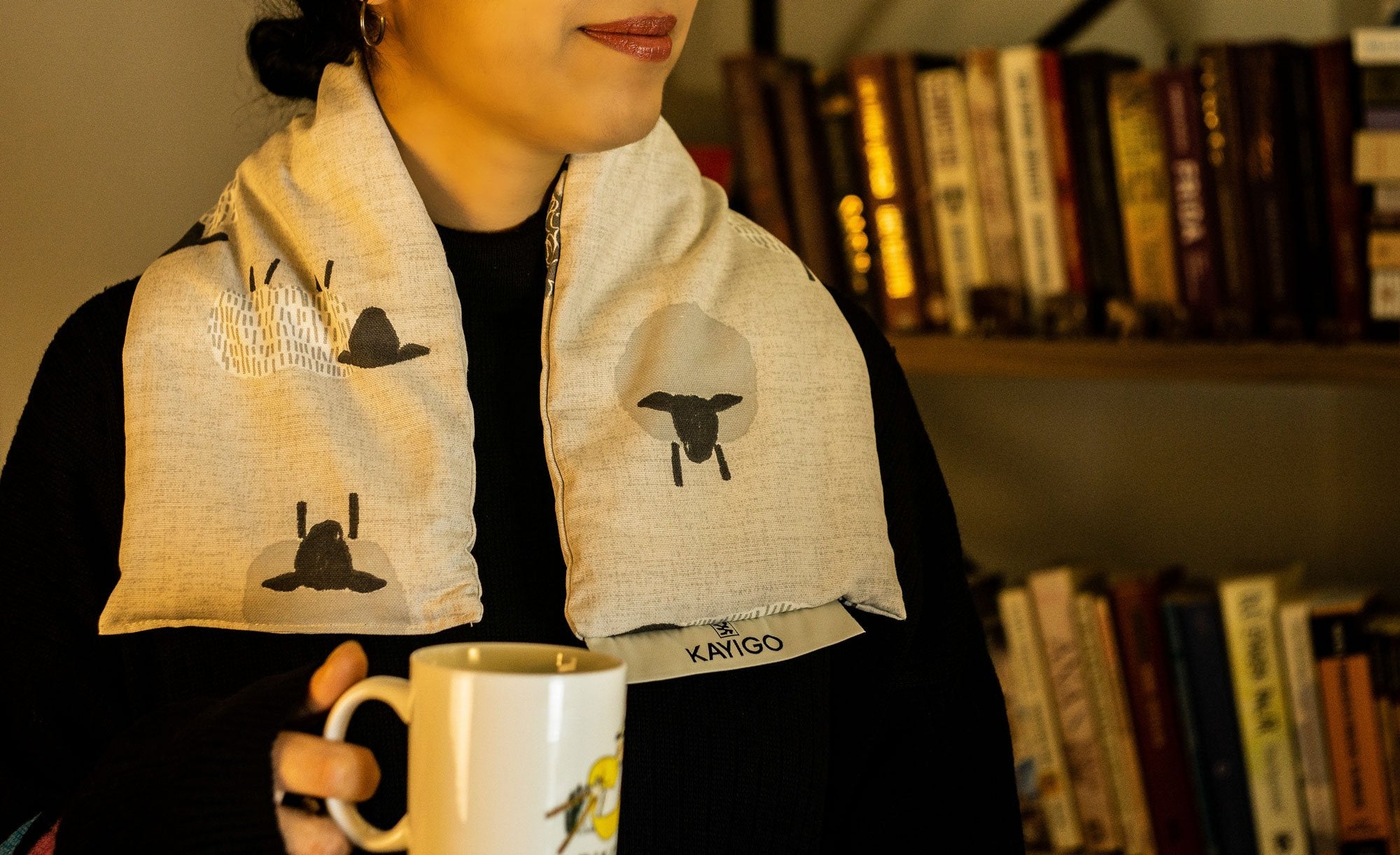 Kayigo-Warmy Ilık Sarılma Yastığı Kuzu-Boyun Yastığı-1-Milagron.com