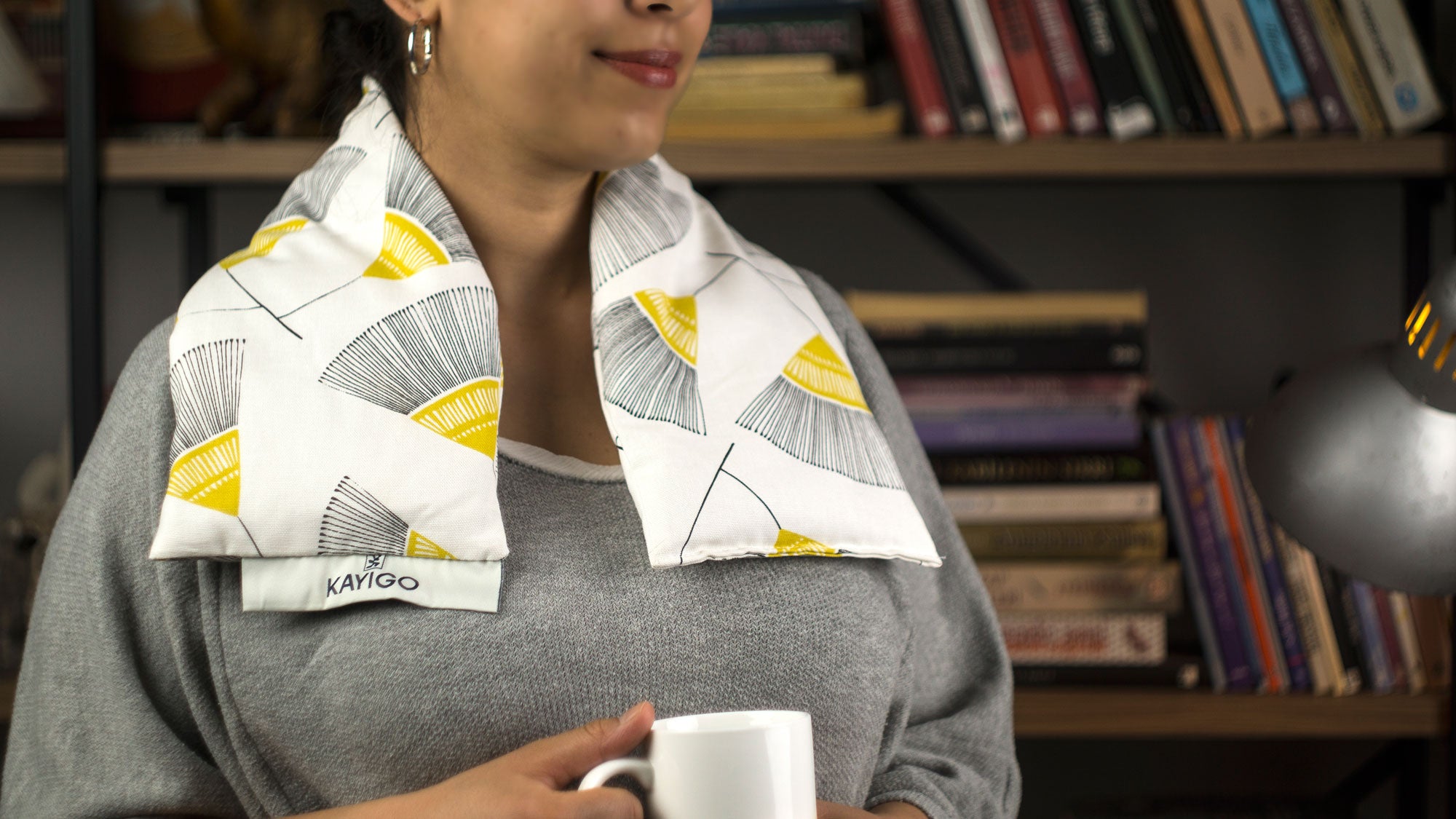 Kayigo-Warmy Lavantalı Ilık Sarılma Yastığı Hardal çiçeği-Boyun Yastığı-6-Milagron.com