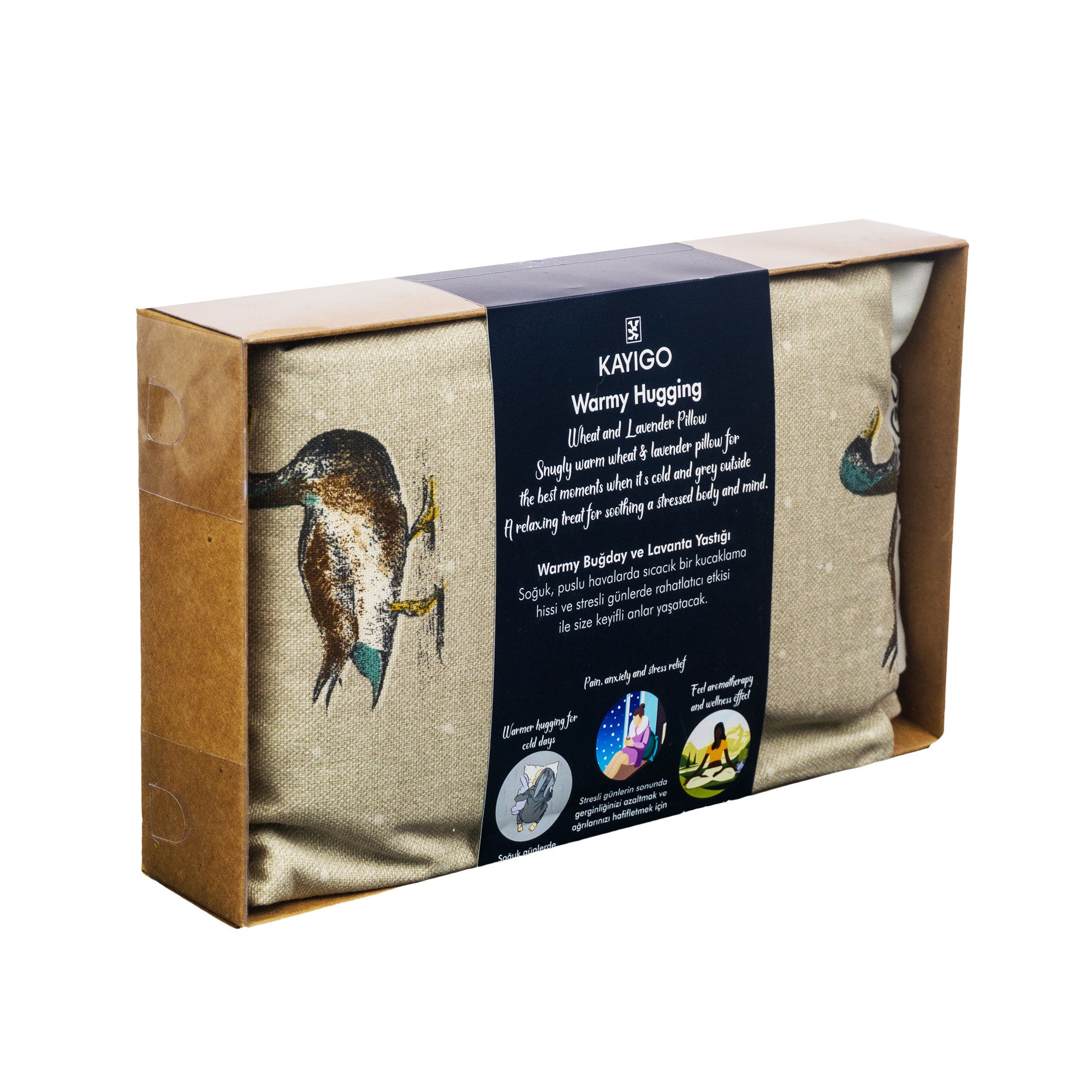 Kayigo-Warmy Lavantalı Ilık Sarılma Yastığı ördek-Yastık-3-Milagron.com