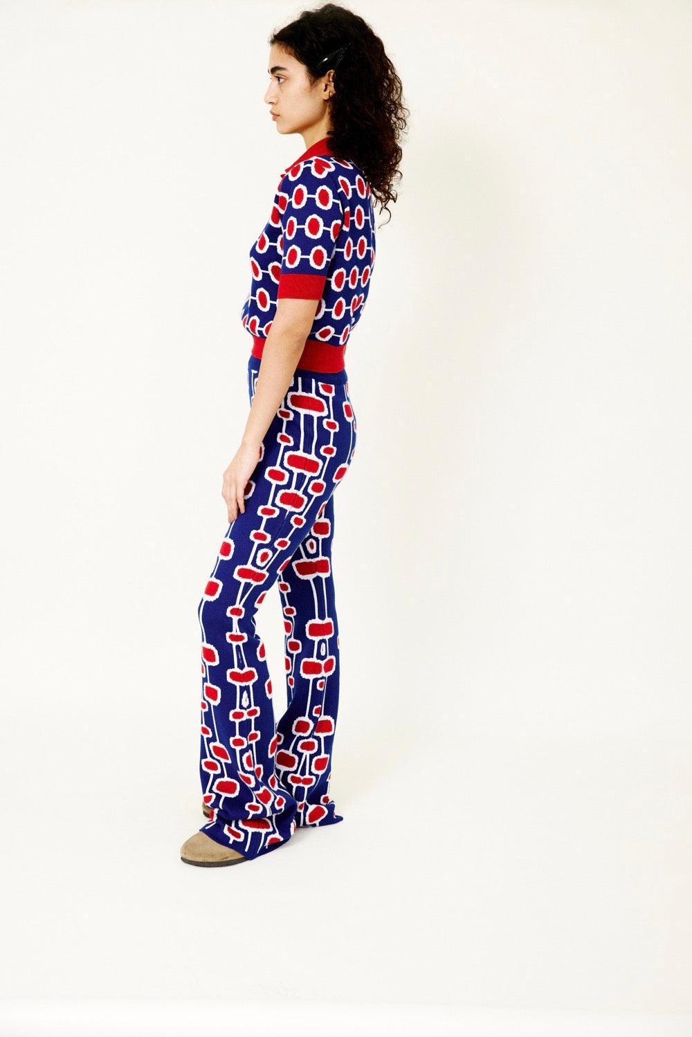 Knitly Studio-Chain Knit Pants-Pantolon-2-Milagron.com