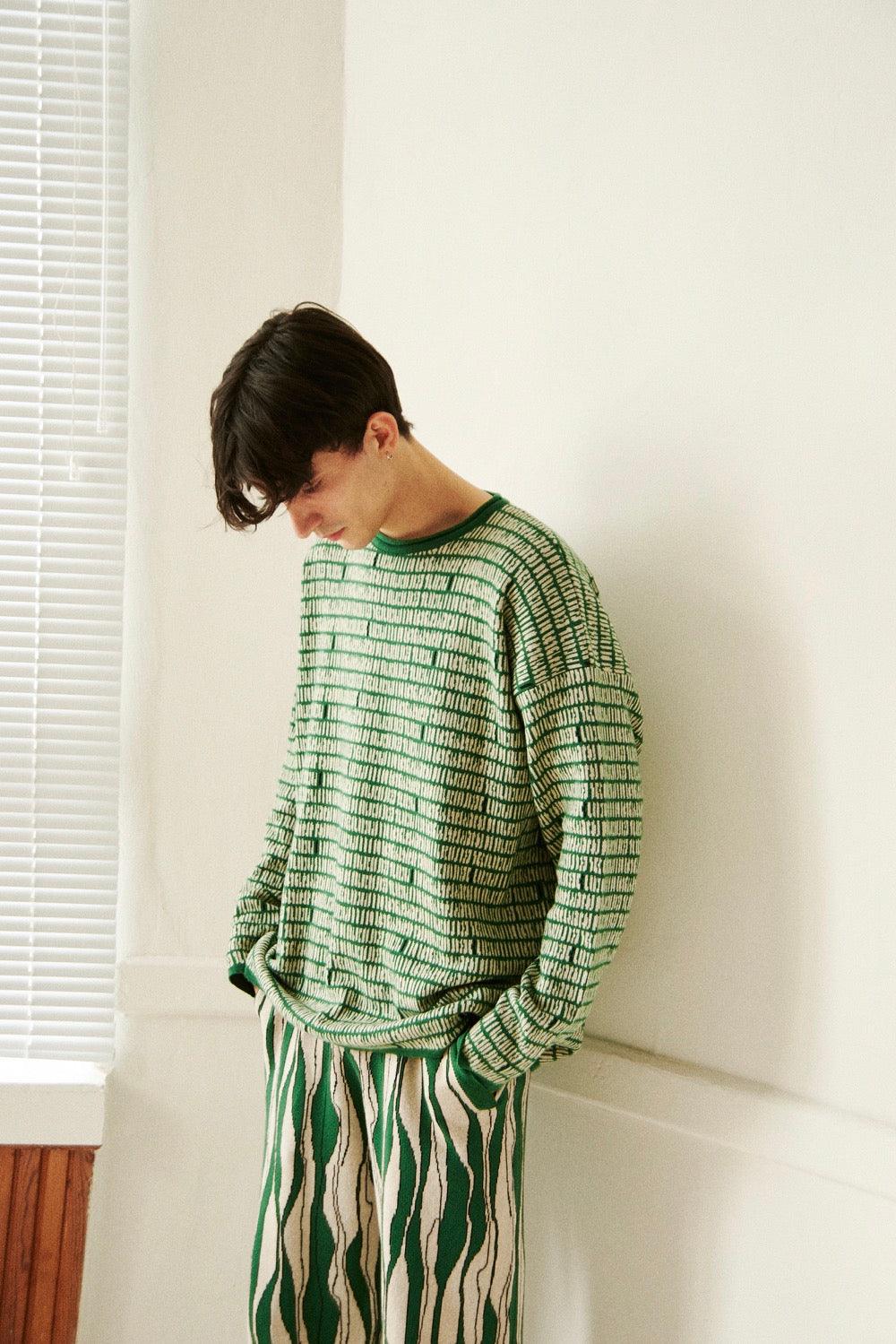 Knitly Studio-Forest Knit Top-Kazak & Triko-3-Milagron.com