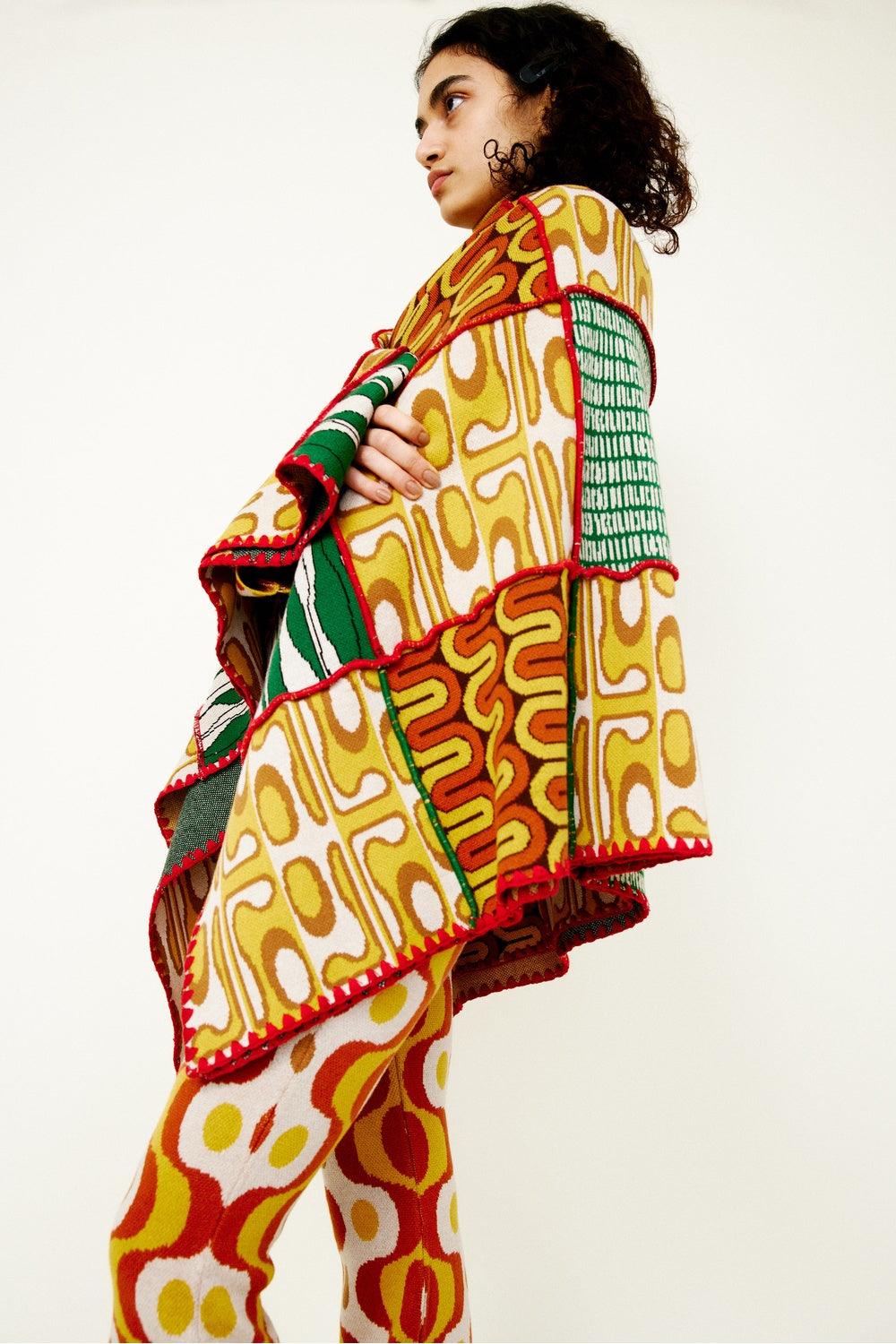 Knitly Studio-Patchy Knit Blanket-Koltuk Örtüsü-4-Milagron.com