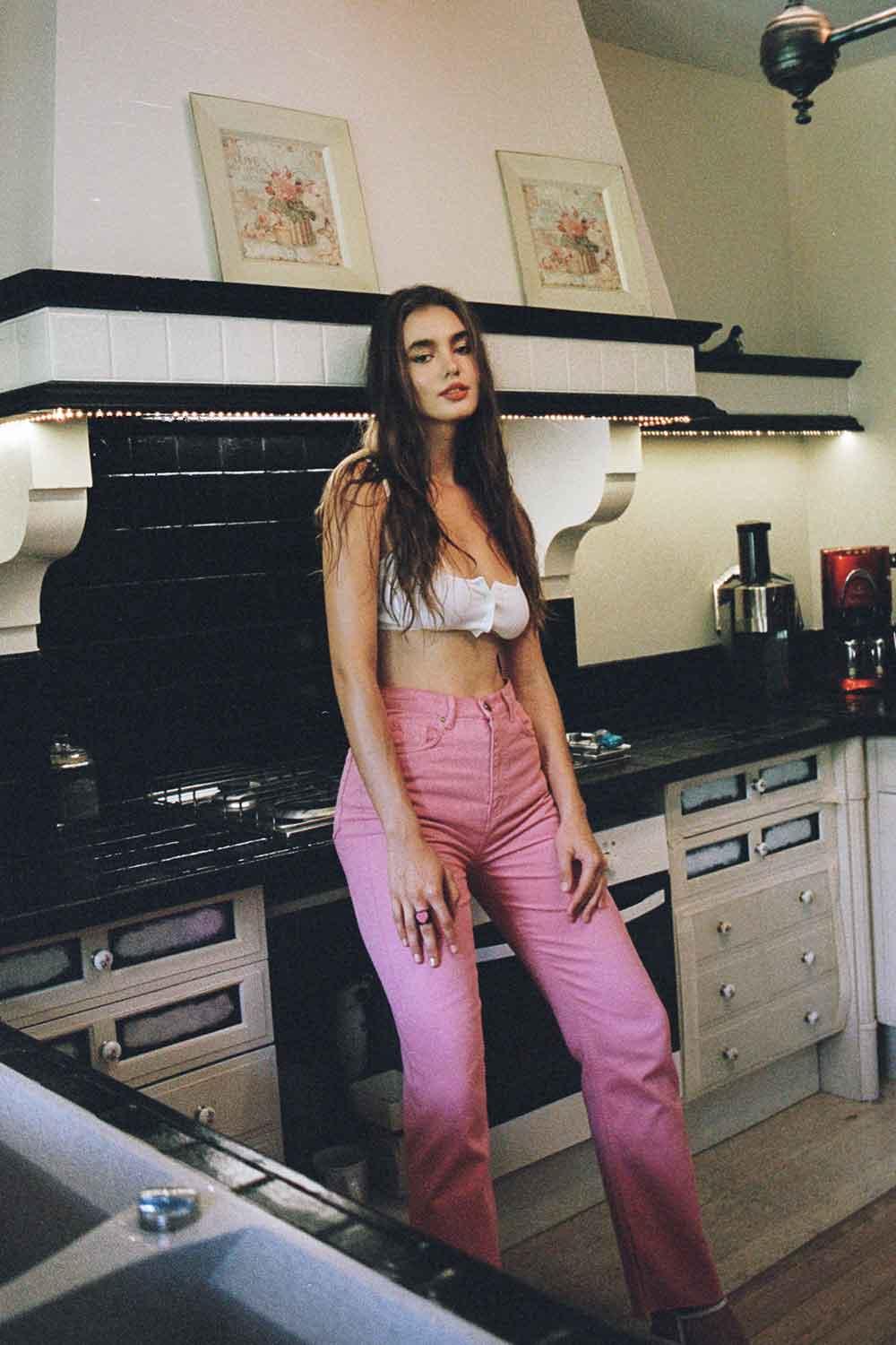 LA LOUVE-Bisou Pantolon-Kot Pantolon-4-Milagron.com