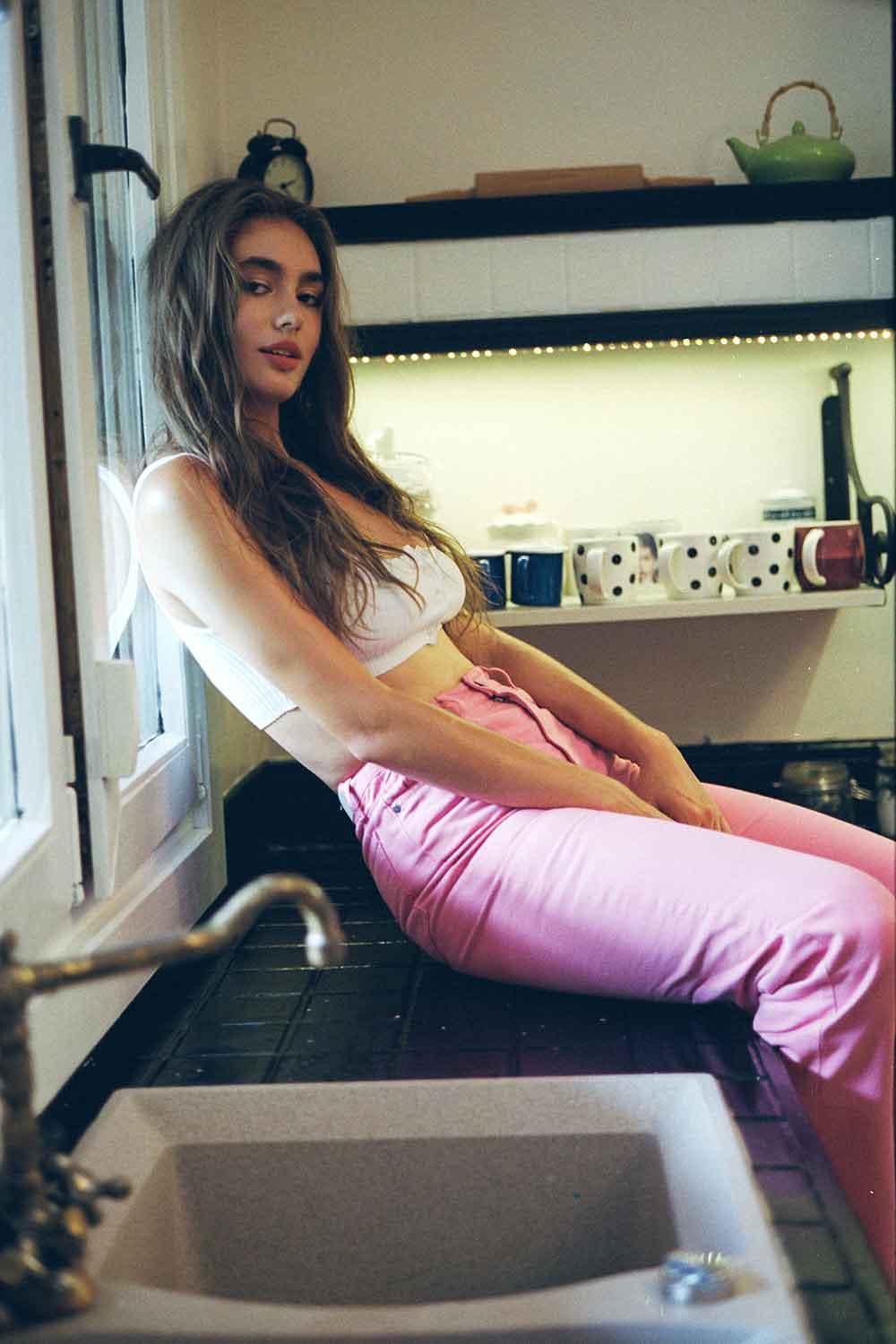 LA LOUVE-Bisou Pantolon-Kot Pantolon-5-Milagron.com