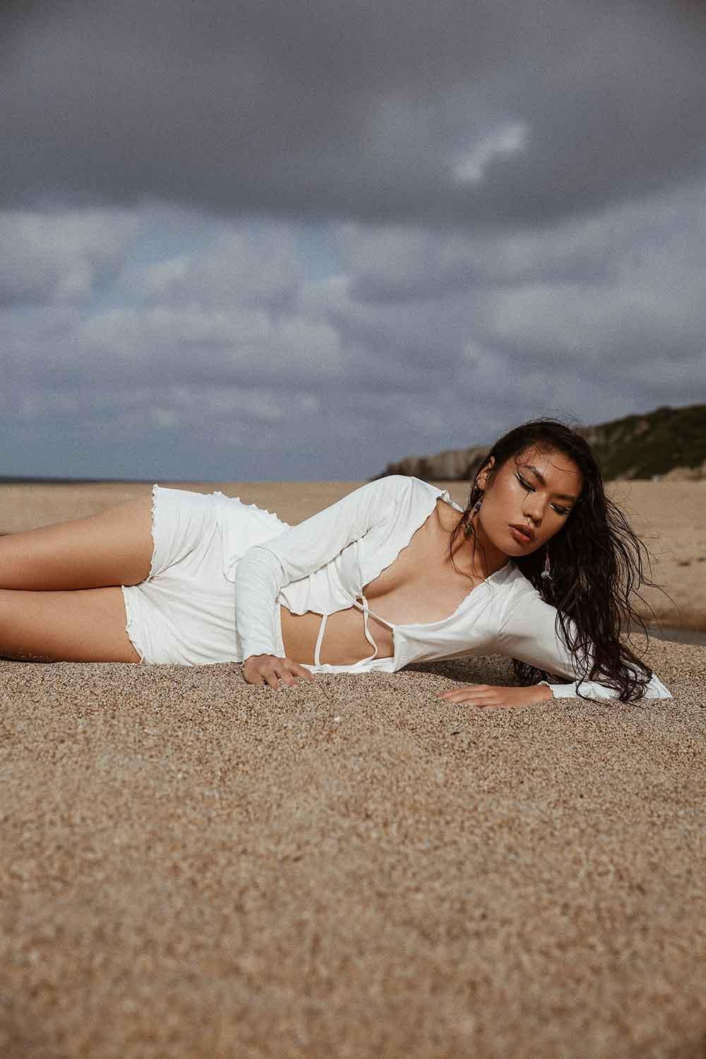 LA LOUVE-Month Bej Takım-Alt - Üst Takım-5-Milagron.com