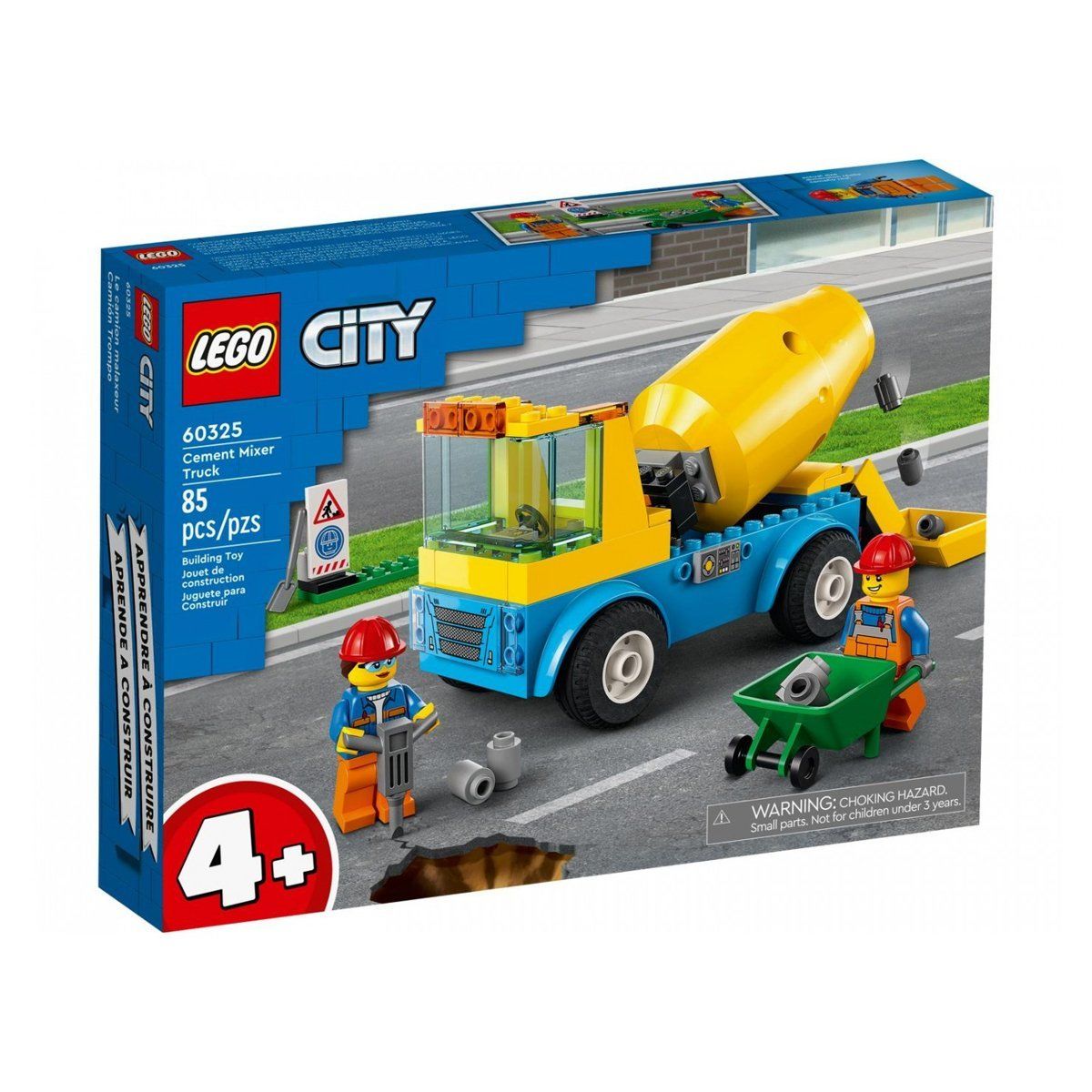 Lego-Lego City Beton Mikseri 85 Parça +4 Yaş-Lego City-1-Milagron.com