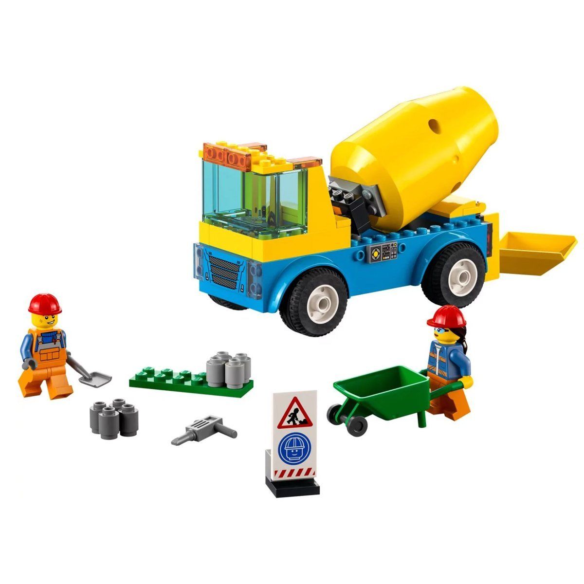 Lego-Lego City Beton Mikseri 85 Parça +4 Yaş-Lego City-2-Milagron.com