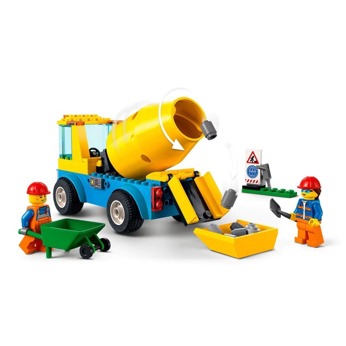 Lego-Lego City Beton Mikseri 85 Parça +4 Yaş-Lego City-3-Milagron.com