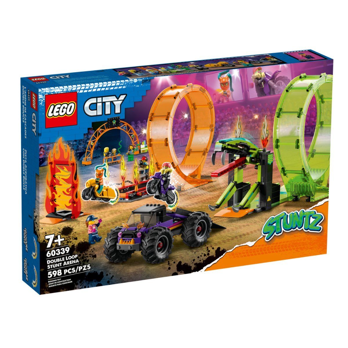 Lego-Lego City Çift Çemberli Gösteri Arenası 598 Parça +7 Yaş-Lego City-1-Milagron.com