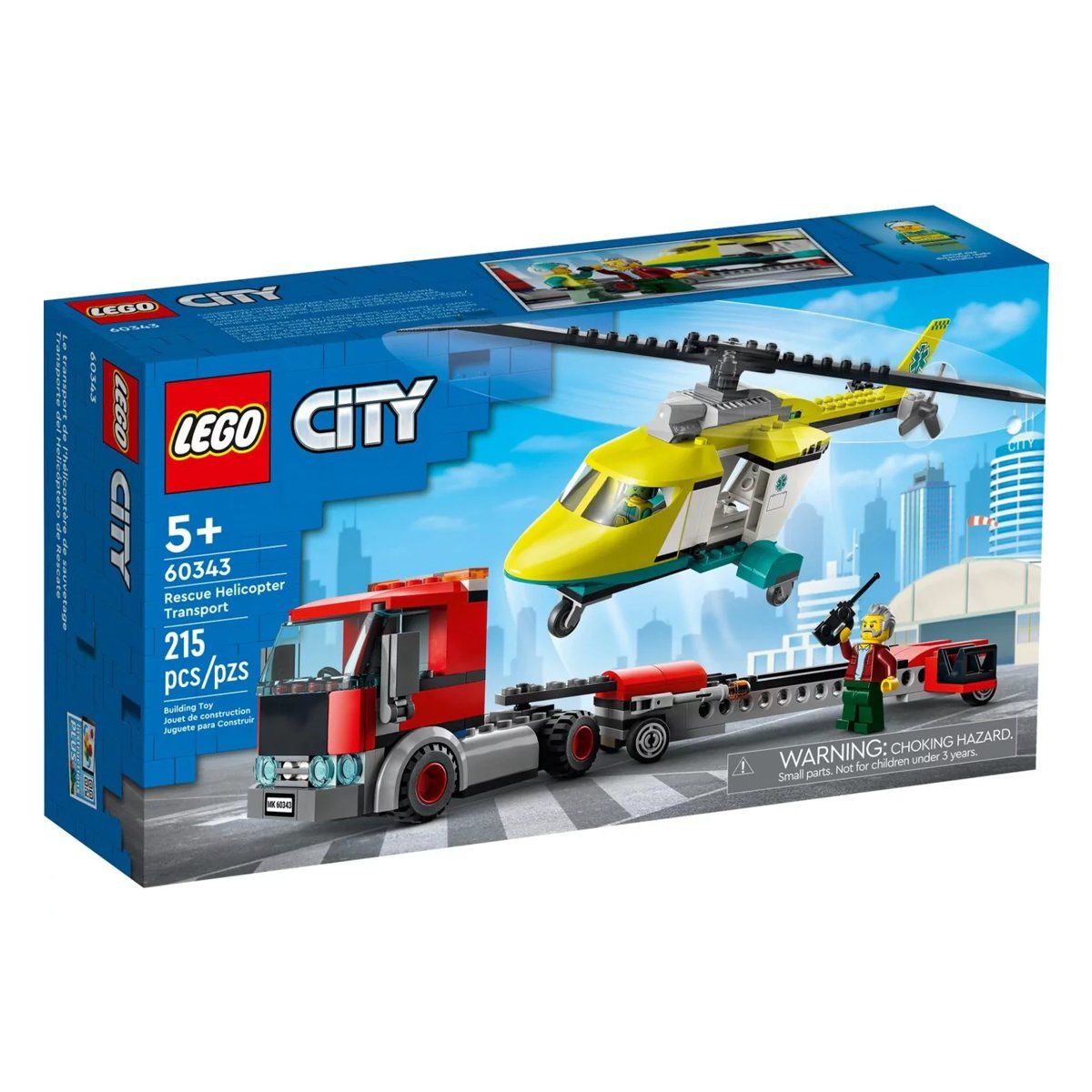 Lego-Lego City Kurtarma Helikopteri Nakliyesi 215 Parça +5 Yaş-Lego City-1-Milagron.com