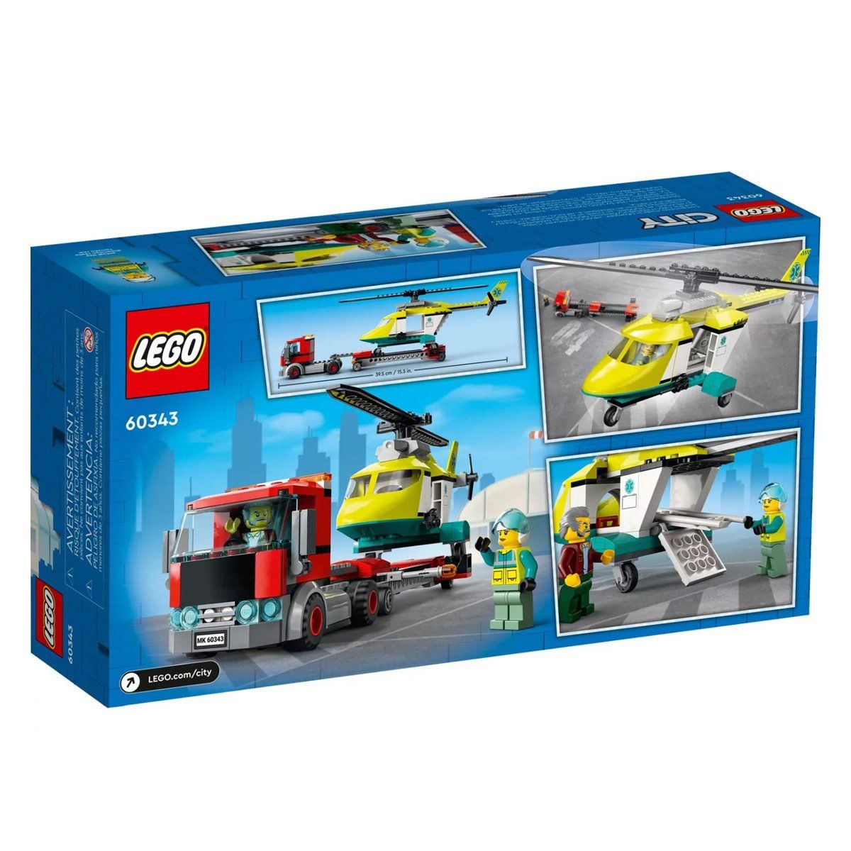 Lego-Lego City Kurtarma Helikopteri Nakliyesi 215 Parça +5 Yaş-Lego City-5-Milagron.com
