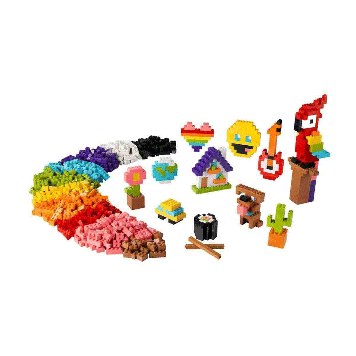 Lego-Lego Classic Bir Sürü Yapım Parçası 1000 Parça +5 Yaş-Lego Classic-3-Milagron.com