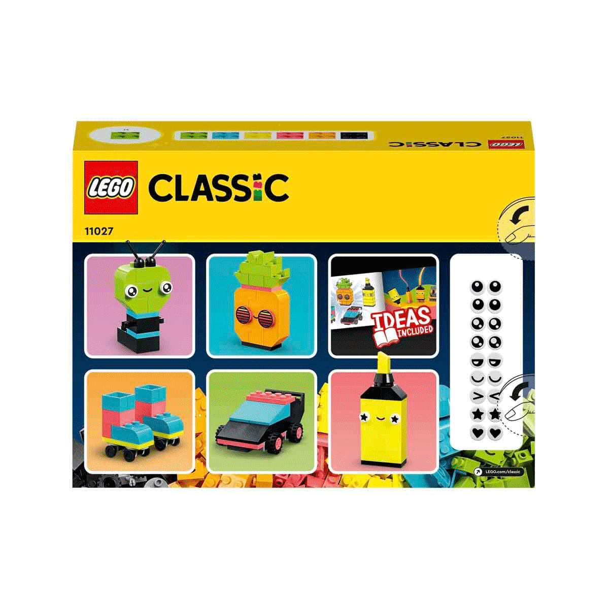 Lego-Lego Classic Yaratıcı Neon Eğlence Yapım Parçaları 333 Parça +5 Yaş-Lego Classic-1-Milagron.com