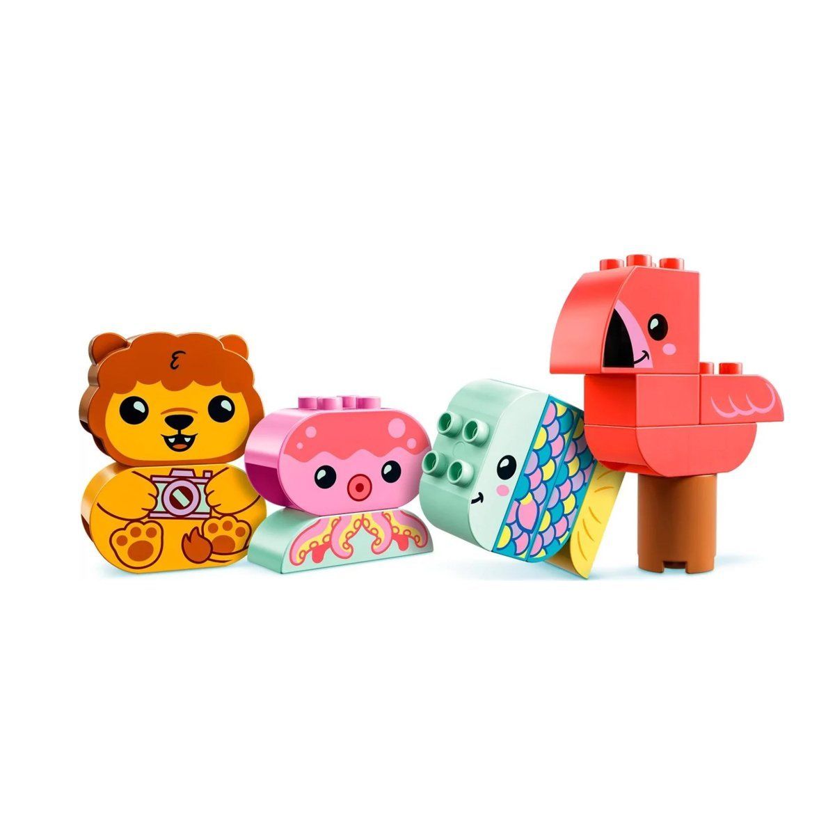 Lego-Lego Duplo Banyo Zamanı Eğlencesi Yüzen Hayvan Adası 20 Parça, +1,5 Yaş-Lego Duplo-5-Milagron.com