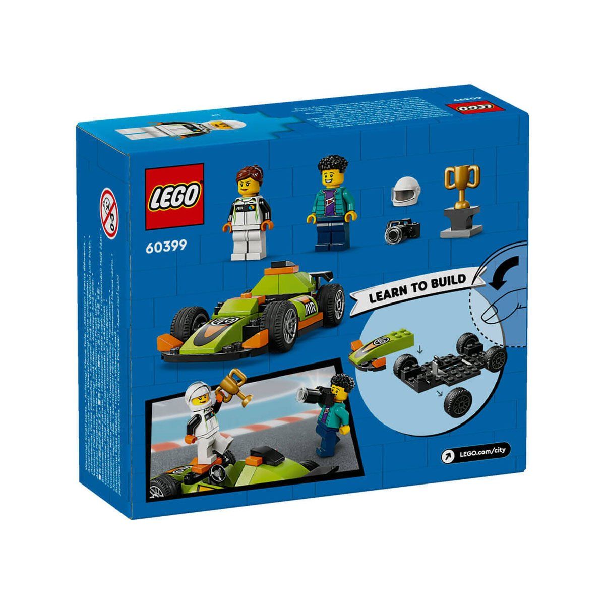 Lego-Lego® City Yeşil Yarış Arabası 56 Parça +4 Yaş-Lego City-5-Milagron.com