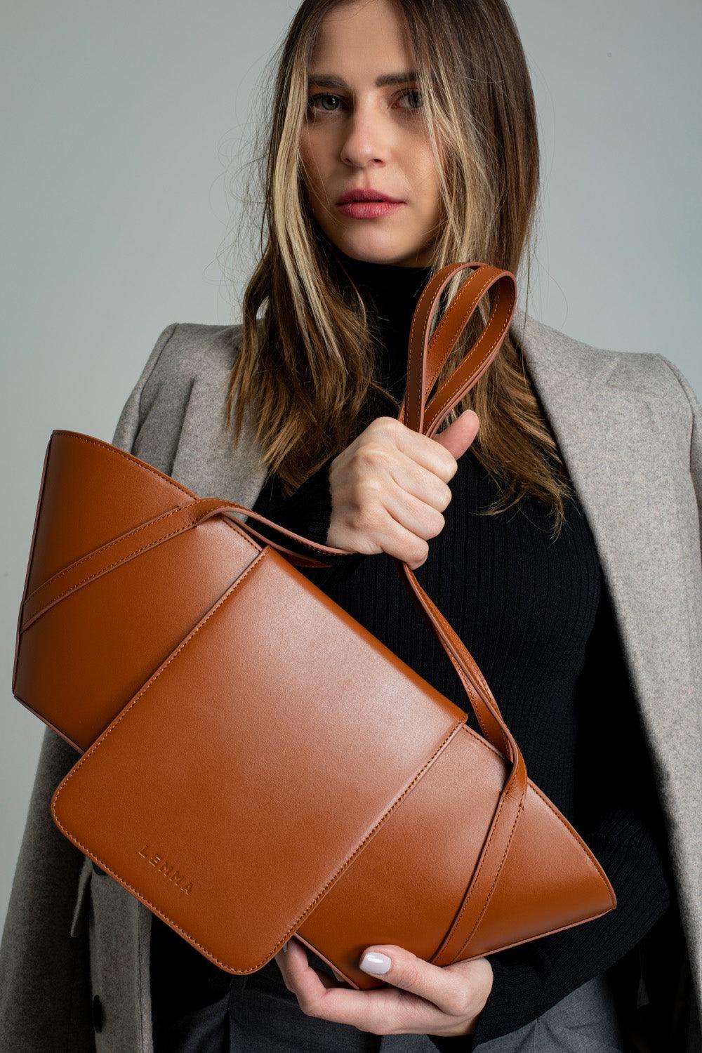 Lemma-Eureka Bold Brown-Omuz Çantası-2-Milagron.com