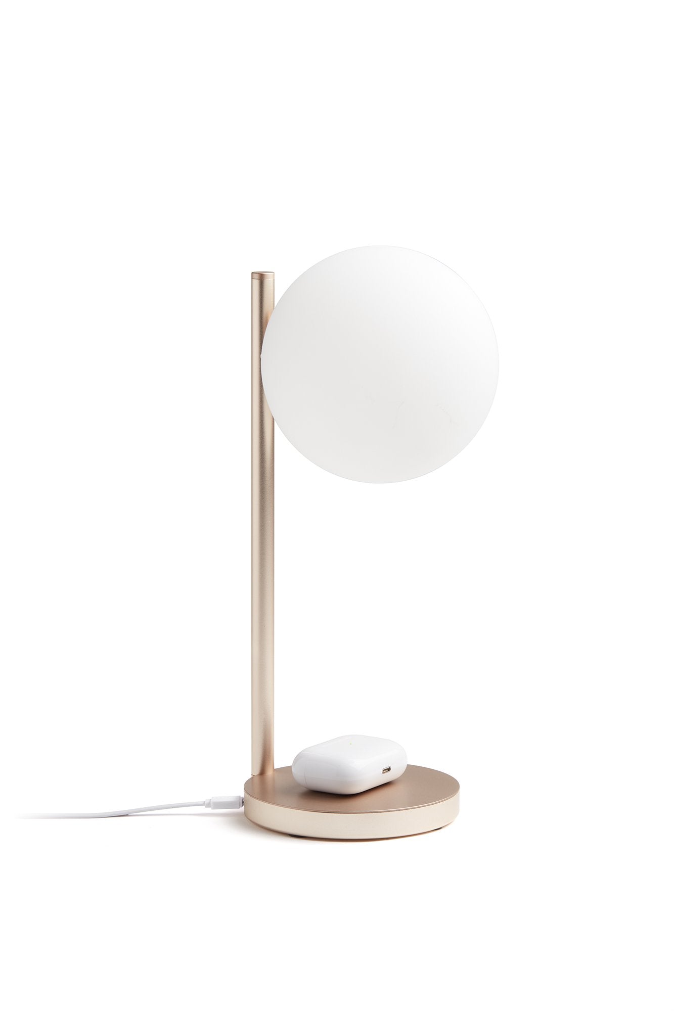 Lexon-Bubble Aydınlatma & şarj Cihazı Dore-Masa Lambası-6-Milagron.com