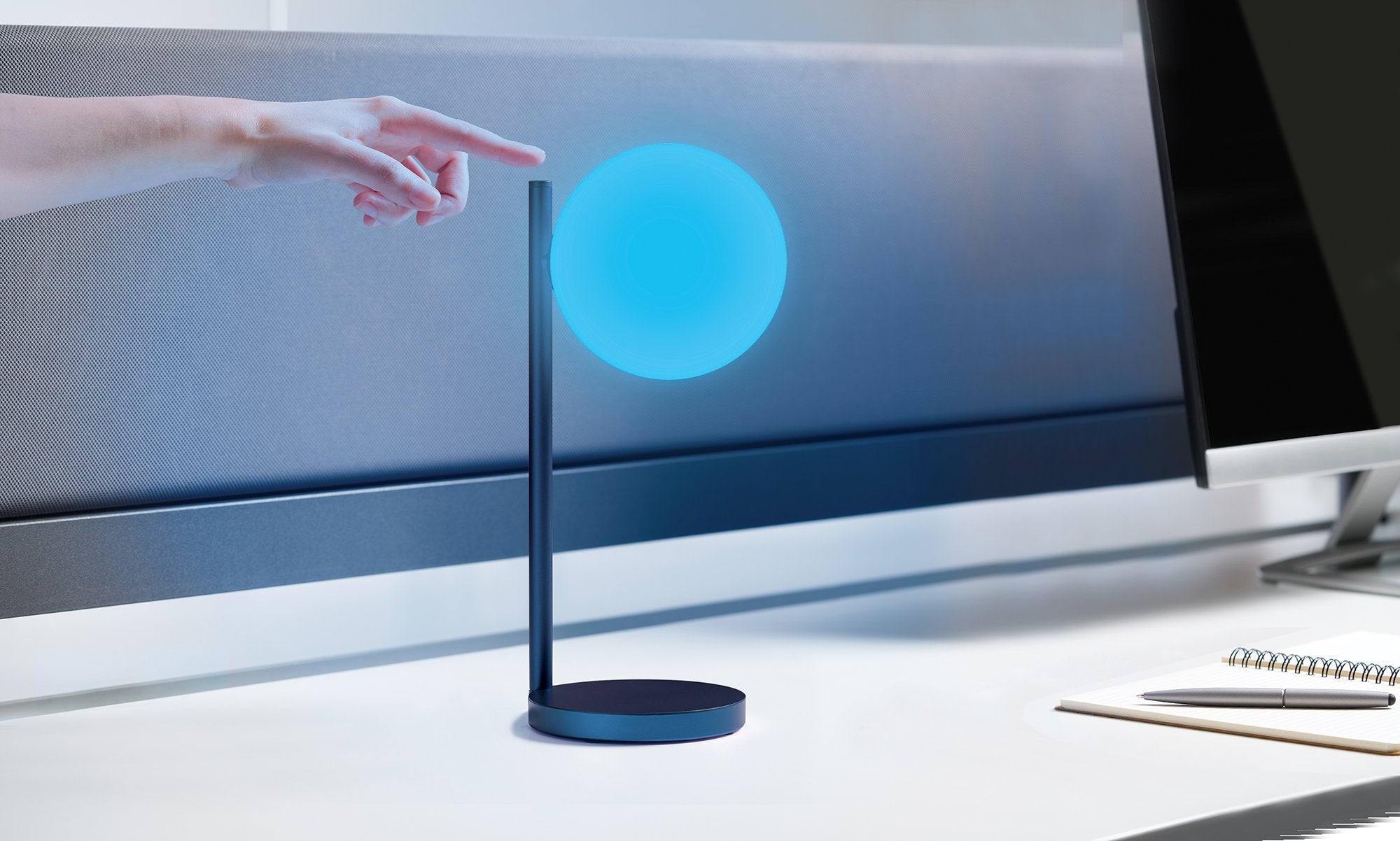 Lexon-Bubble Aydınlatma & şarj Cihazı Lacivert-Masa Lambası-6-Milagron.com