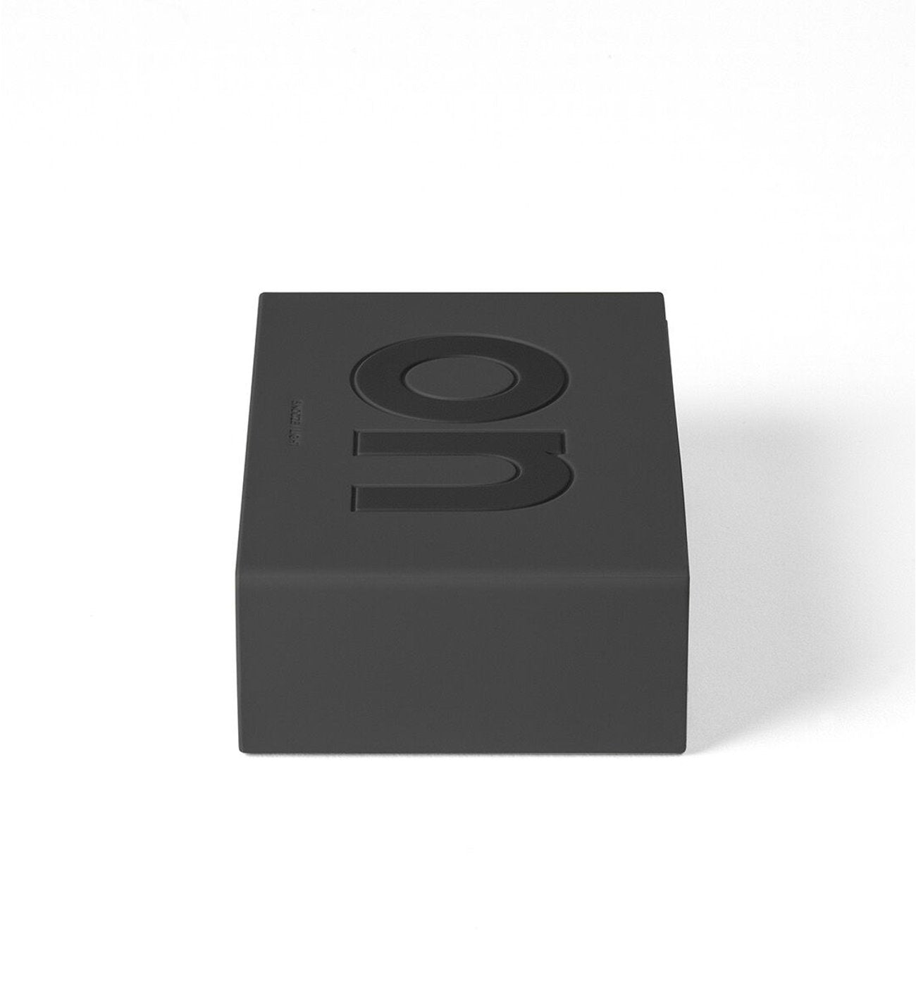 Lexon-Flip Alarm Saat Koyu Gri-Masa Saati-5-Milagron.com