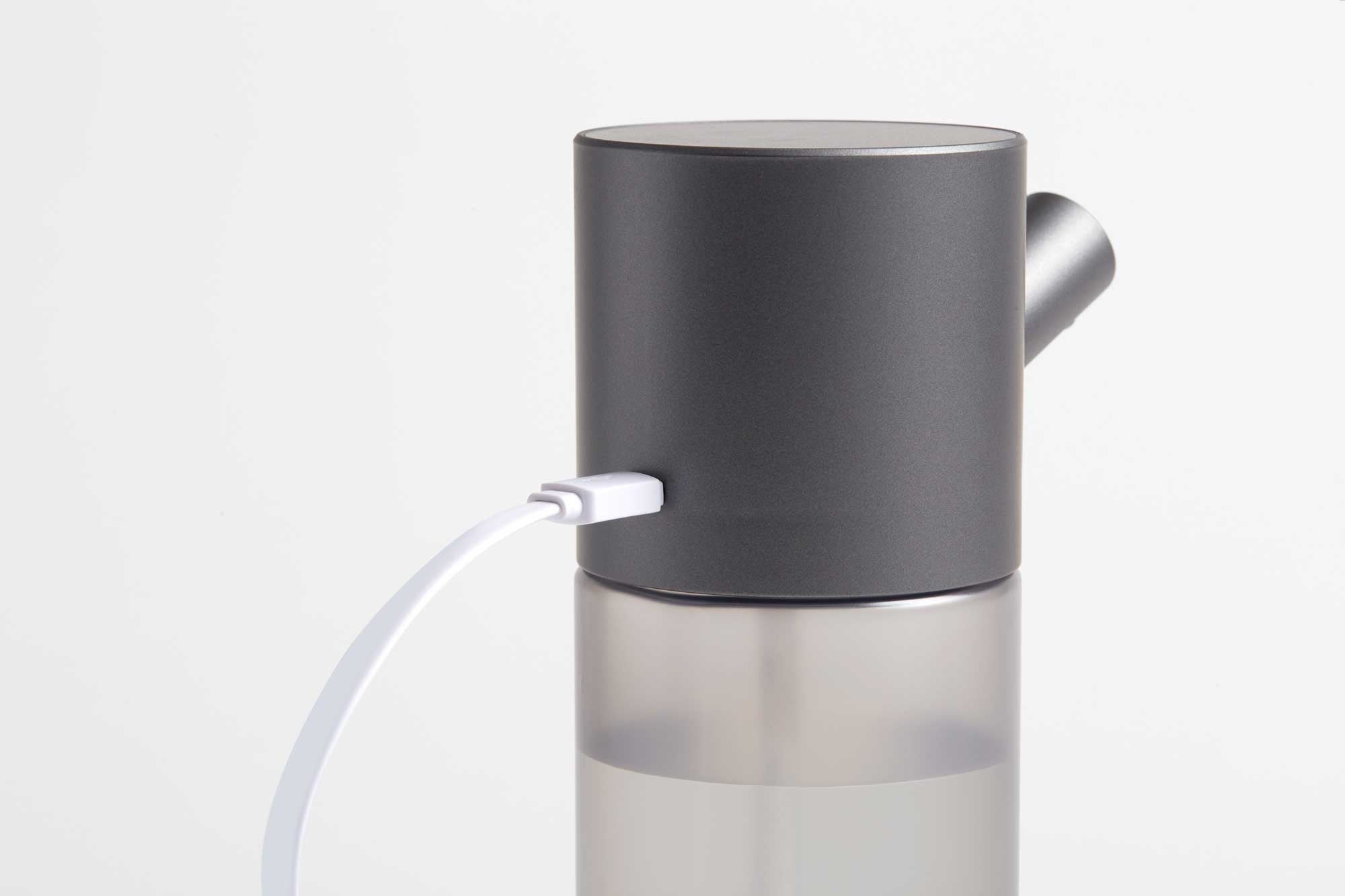 Lexon-Horizon Jel Sabunluk Metalik Gri-Sabunluk-3-Milagron.com