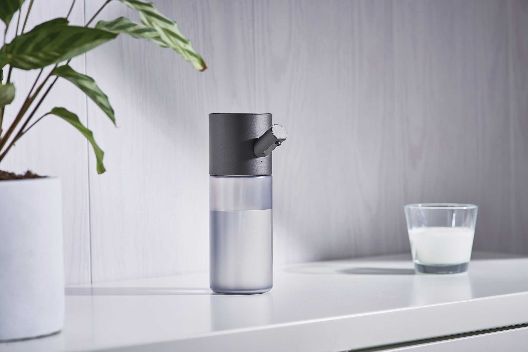 Lexon-Horizon Jel Sabunluk Metalik Gri-Sabunluk-5-Milagron.com