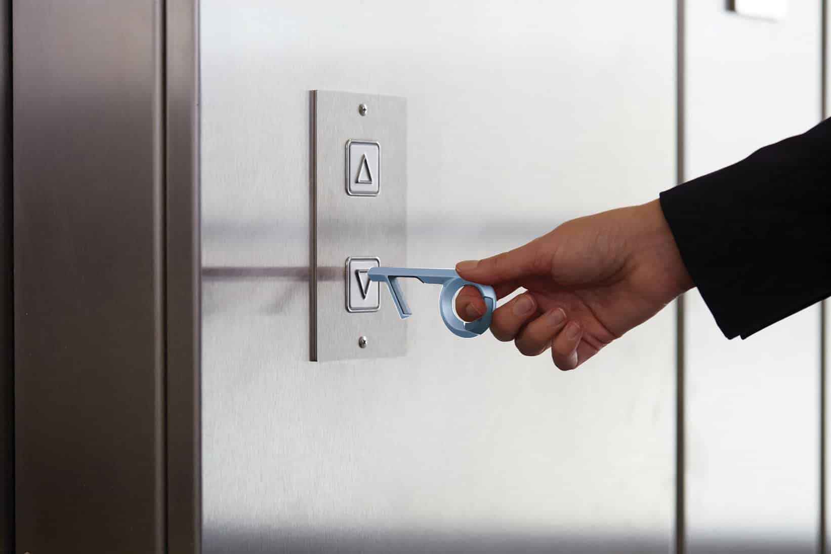 Lexon-Horizon Safetouch Temassız Dokunma Aparatı Açık Mavi-Anahtarlık-4-Milagron.com