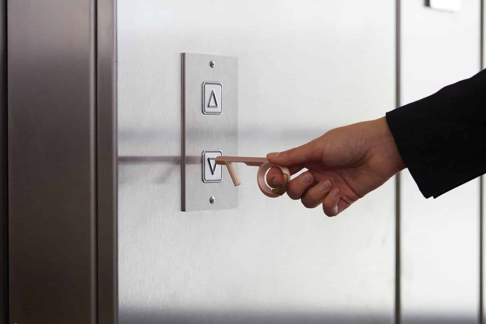 Lexon-Horizon Safetouch Temassız Dokunma Aparatı Dore-Anahtarlık-4-Milagron.com