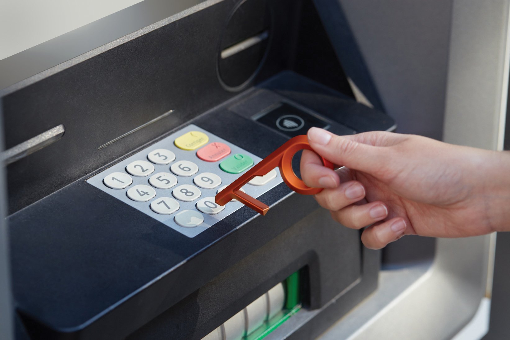 Lexon-Horizon Safetouch Temassız Dokunma Aparatı Turuncu-Anahtarlık-5-Milagron.com