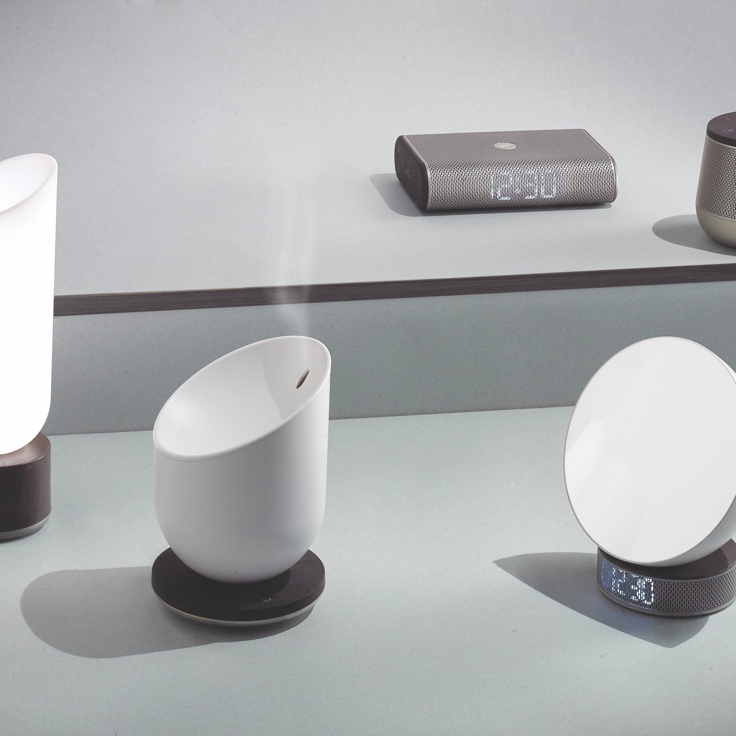 Lexon-Miami Ayarlanabilir Led Lamba Beyaz Mermer-Masa Lambası-6-Milagron.com