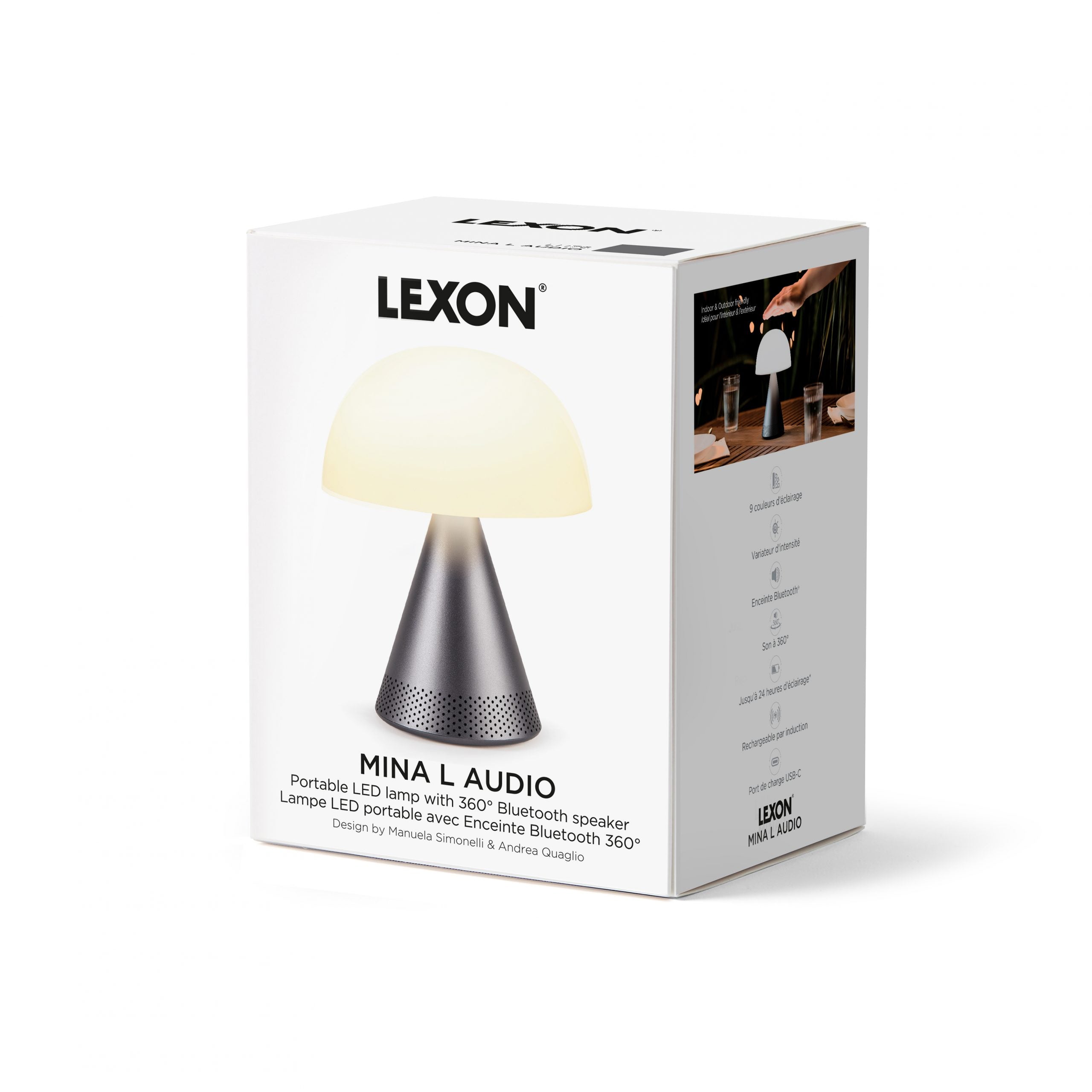 Lexon-Mina L Led Lamba Ve Bluetooth Hoparlör Dore-Led Lamba-10-Milagron.com