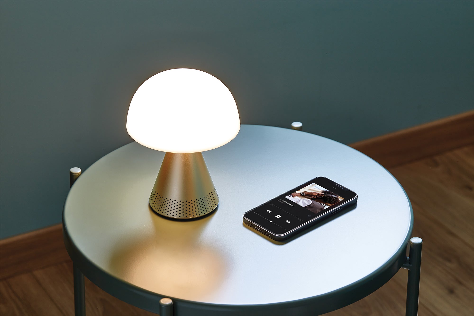 Lexon-Mina L Led Lamba Ve Bluetooth Hoparlör Dore-Led Lamba-3-Milagron.com